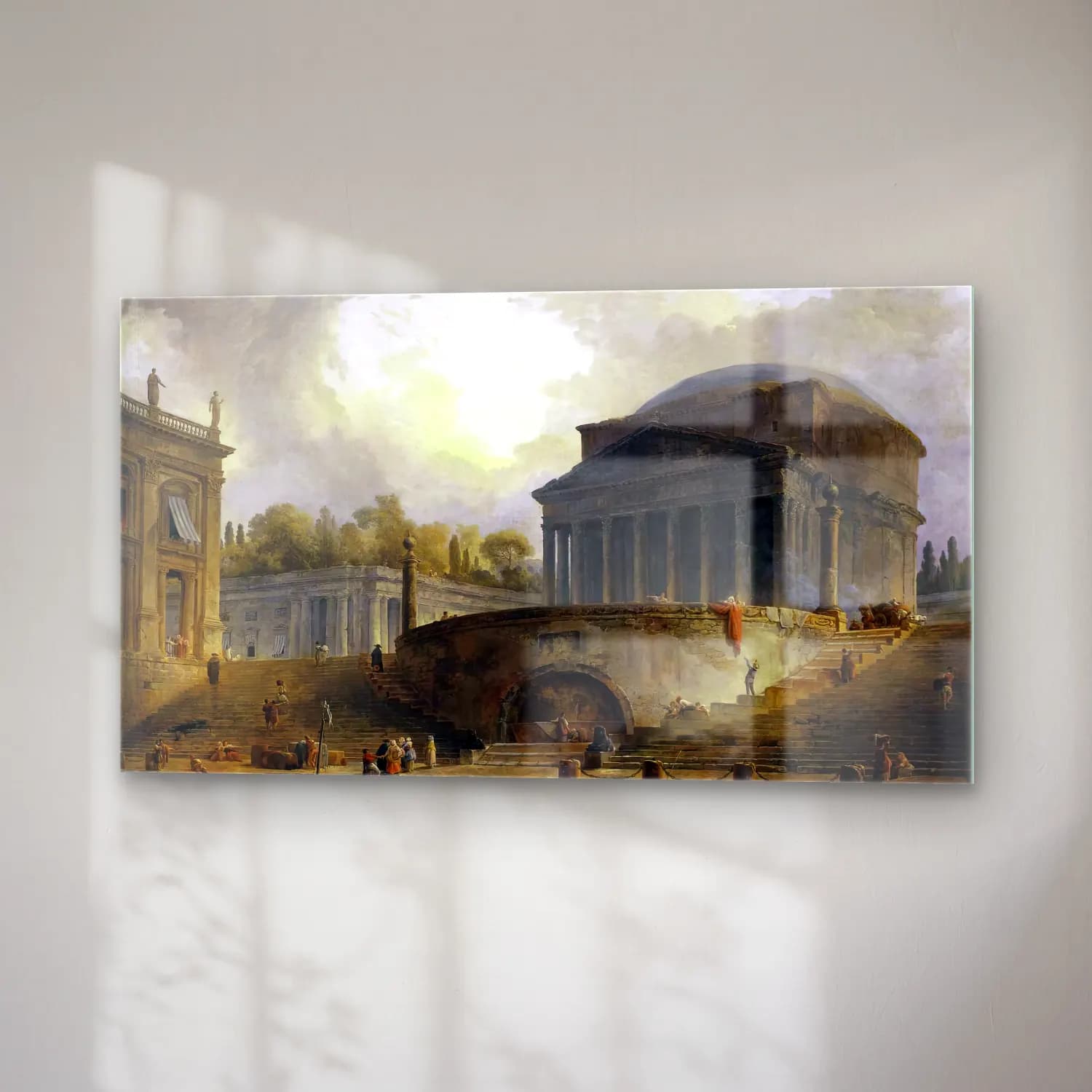 Hubert Robert – View of Ripetta cam tablo — sağ açıdan görünüm