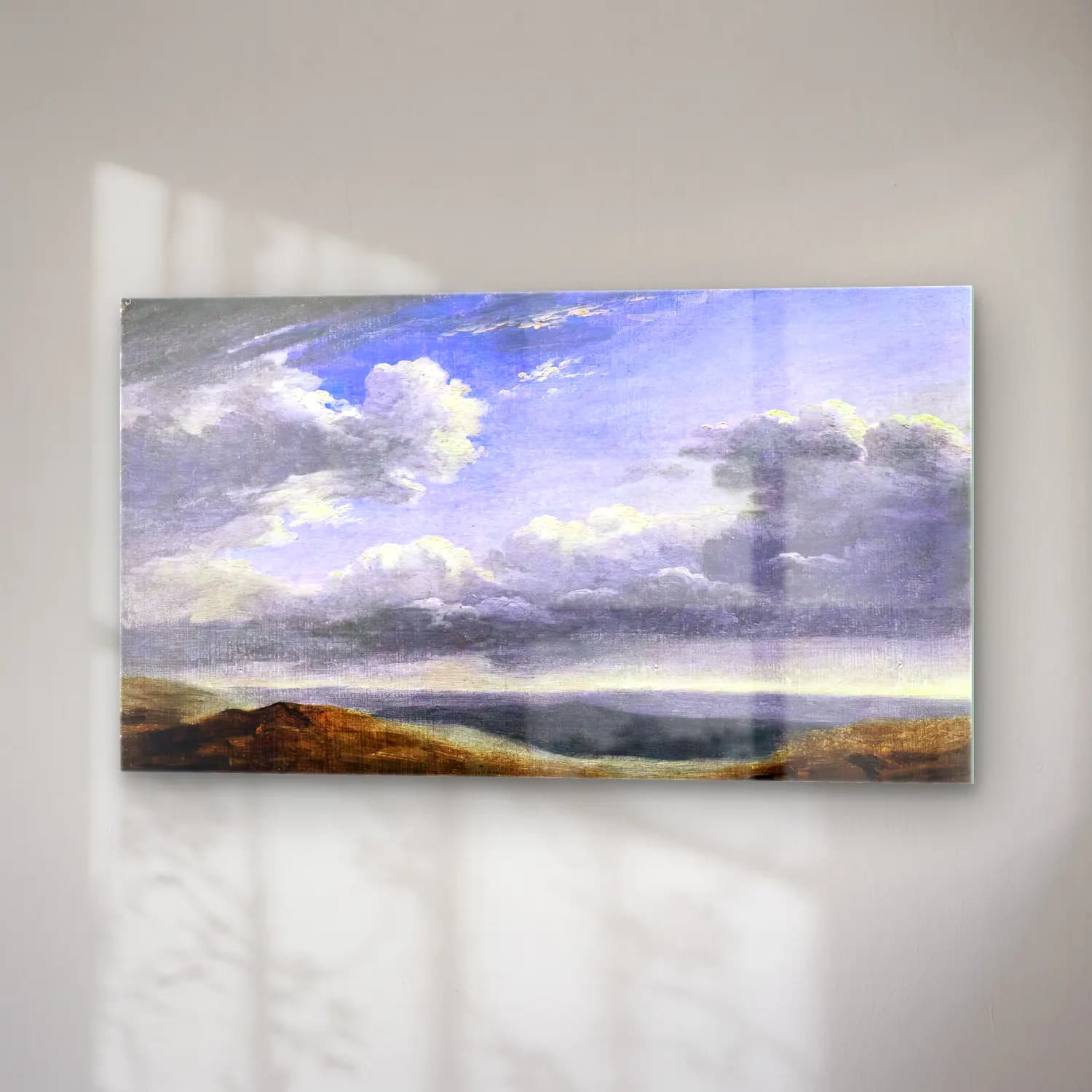 Pierre-Henri de Valenciennes – Study of Clouds over the Roman Campagna cam tablo — sağ açıdan görünüm