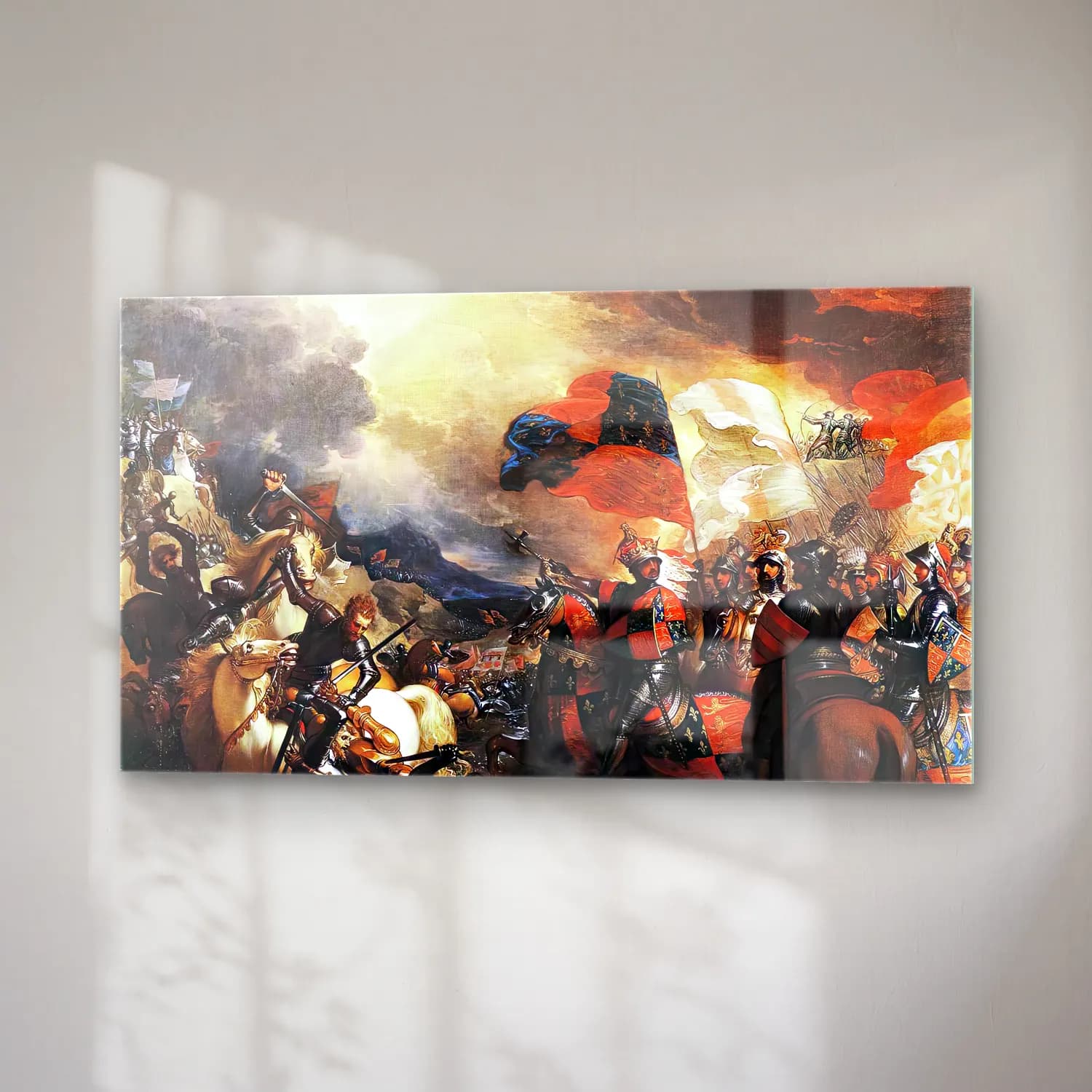 Benjamin West – Edward Iii Crossing the Somme cam tablo — sağ açıdan görünüm