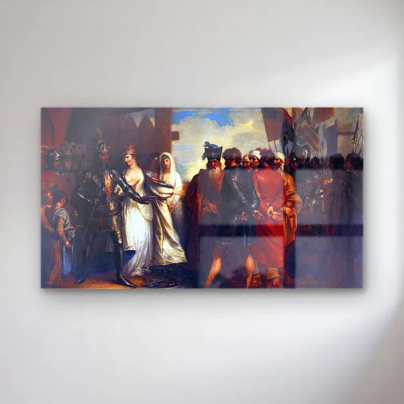 Benjamin West – The Burghers of Calais cam tablo — Benjamin West – The Burghers of Calais — yağlı boya dini sahne
