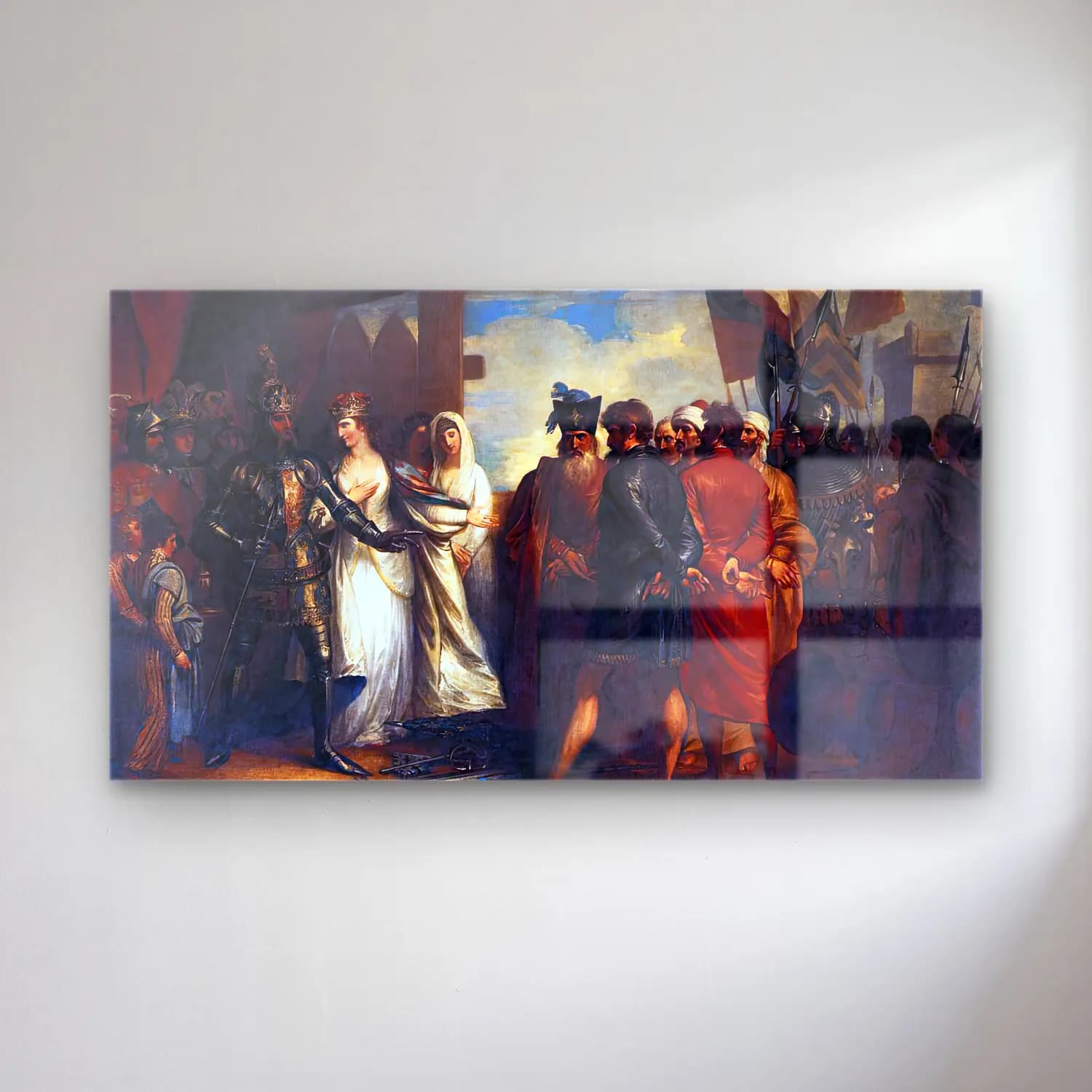 Benjamin West – The Burghers of Calais cam tablo — Benjamin West – The Burghers of Calais — yağlı boya dini sahne