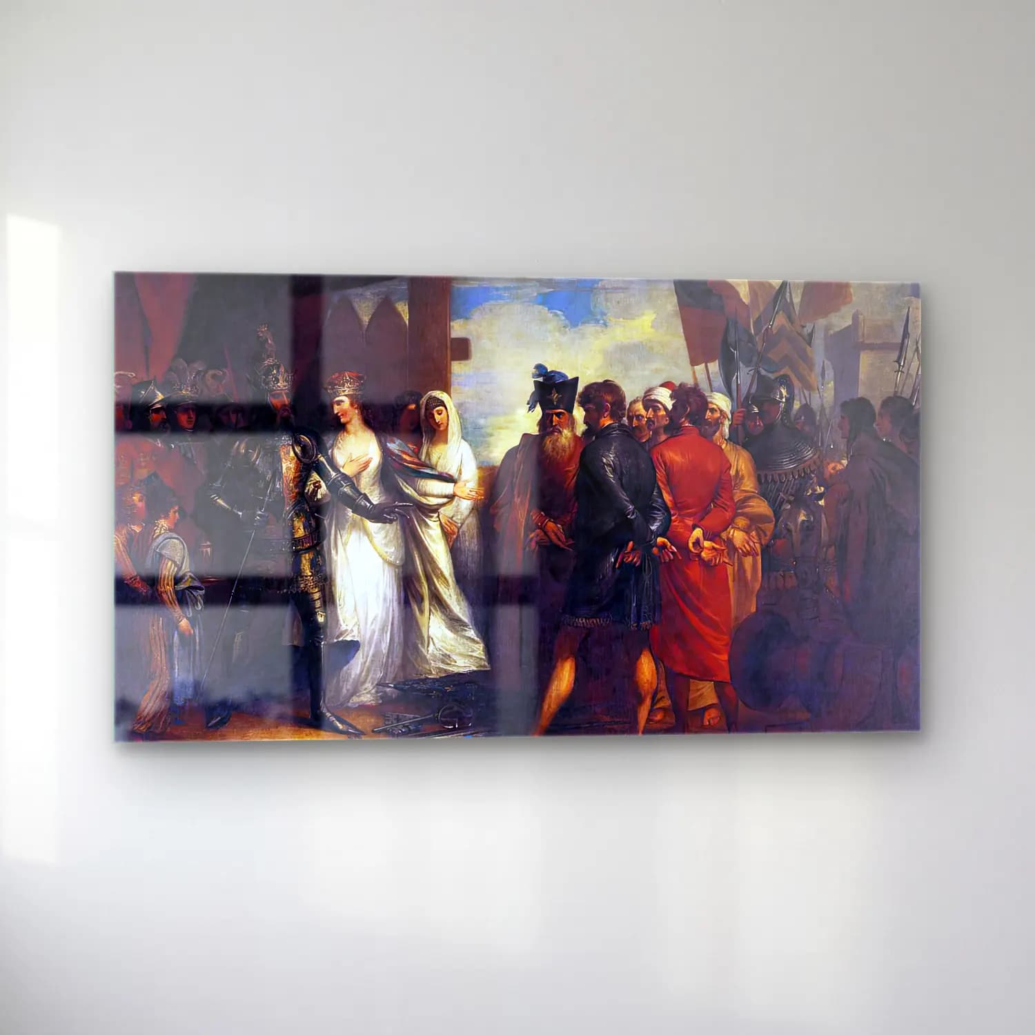 Benjamin West – The Burghers of Calais cam tablo — sol açıdan görünüm