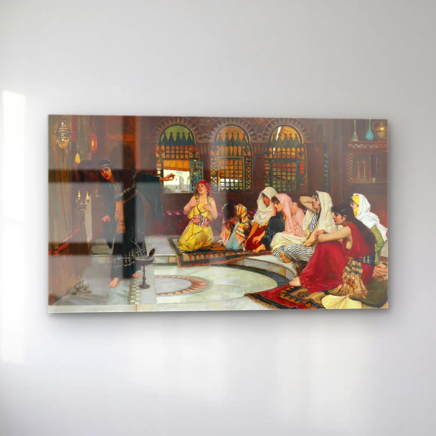 John William Waterhouse – Consulting the Oracle Christie cam tablo — sol açıdan görünüm