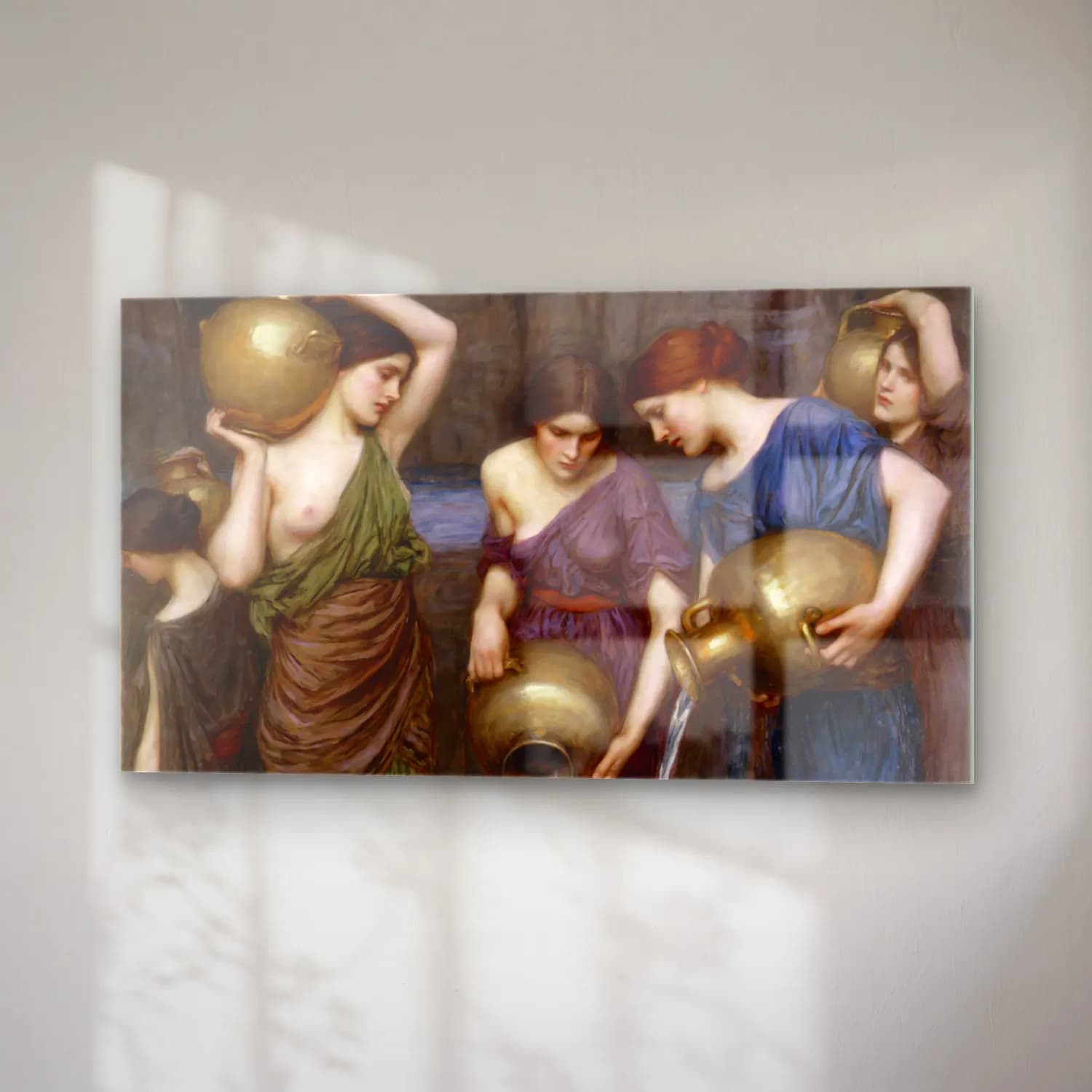 John William Waterhouse – Danaides by cam tablo — sağ açıdan görünüm