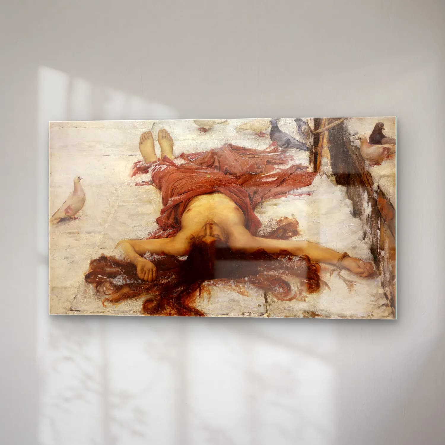 John William Waterhouse – Sant eulalia ante cam tablo — sağ açıdan görünüm