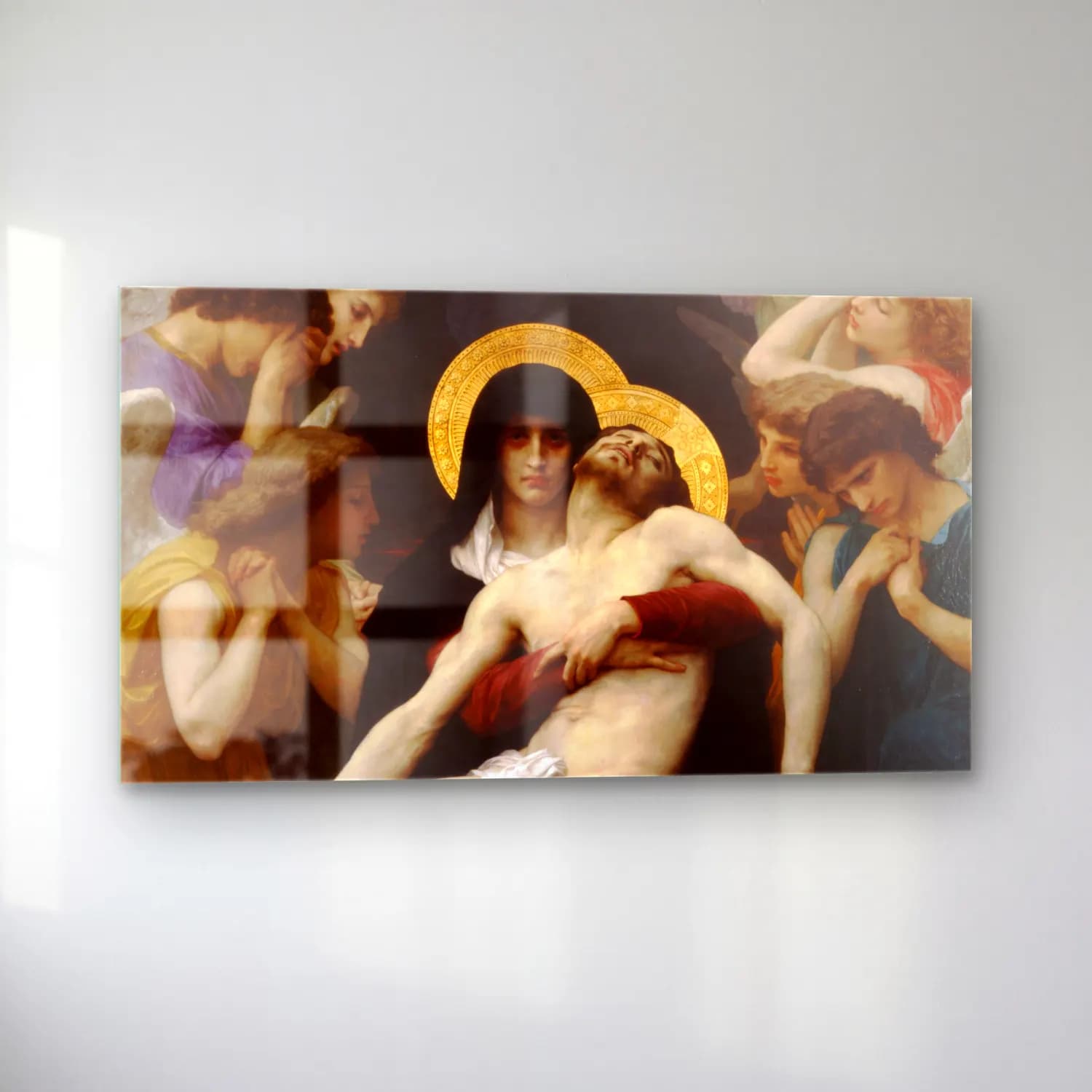 William-Adolphe Bouguereau – Pieta cam tablo — sol açıdan görünüm