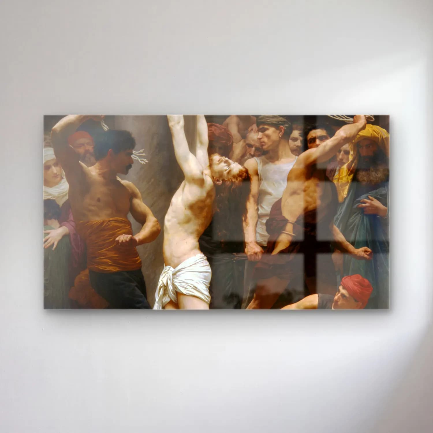 William-Adolphe Bouguereau – The Flagellation of Our Lord Jesus Christ cam tablo — William-Adolphe Bouguereau – The Flagellation of Our Lord Jesus Christ — yağlı boya dini sahne