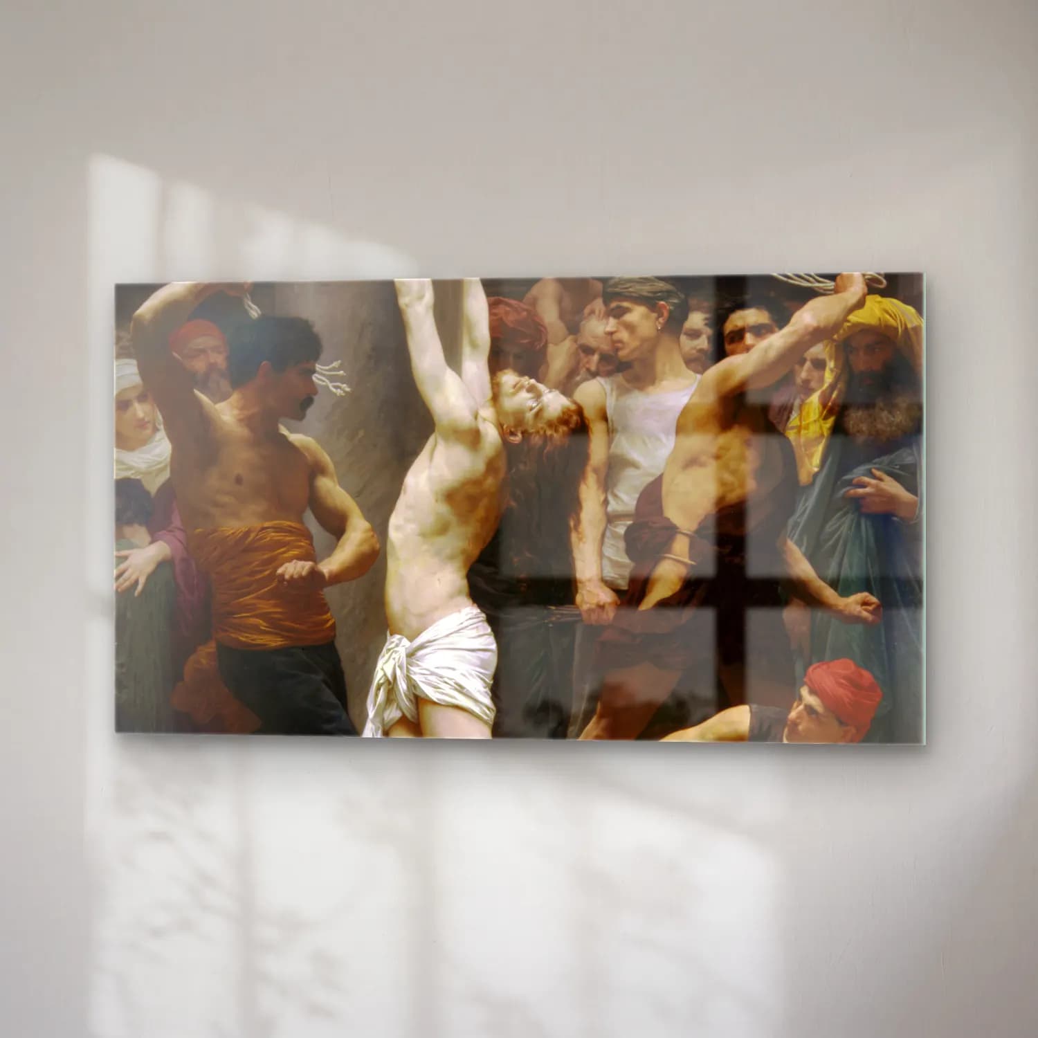 William-Adolphe Bouguereau – The Flagellation of Our Lord Jesus Christ cam tablo — sağ açıdan görünüm