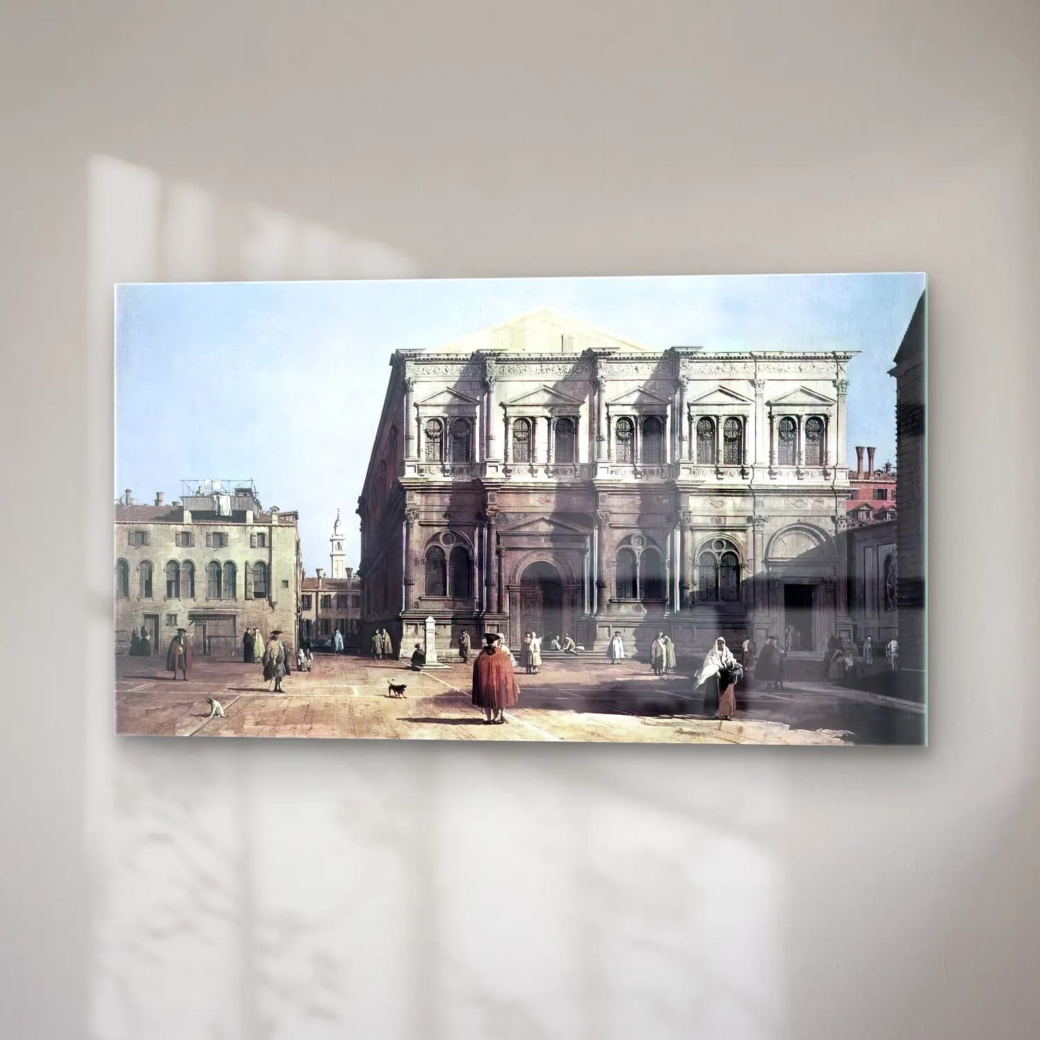 Vintage Katedral cam tablo — sağ açıdan görünüm