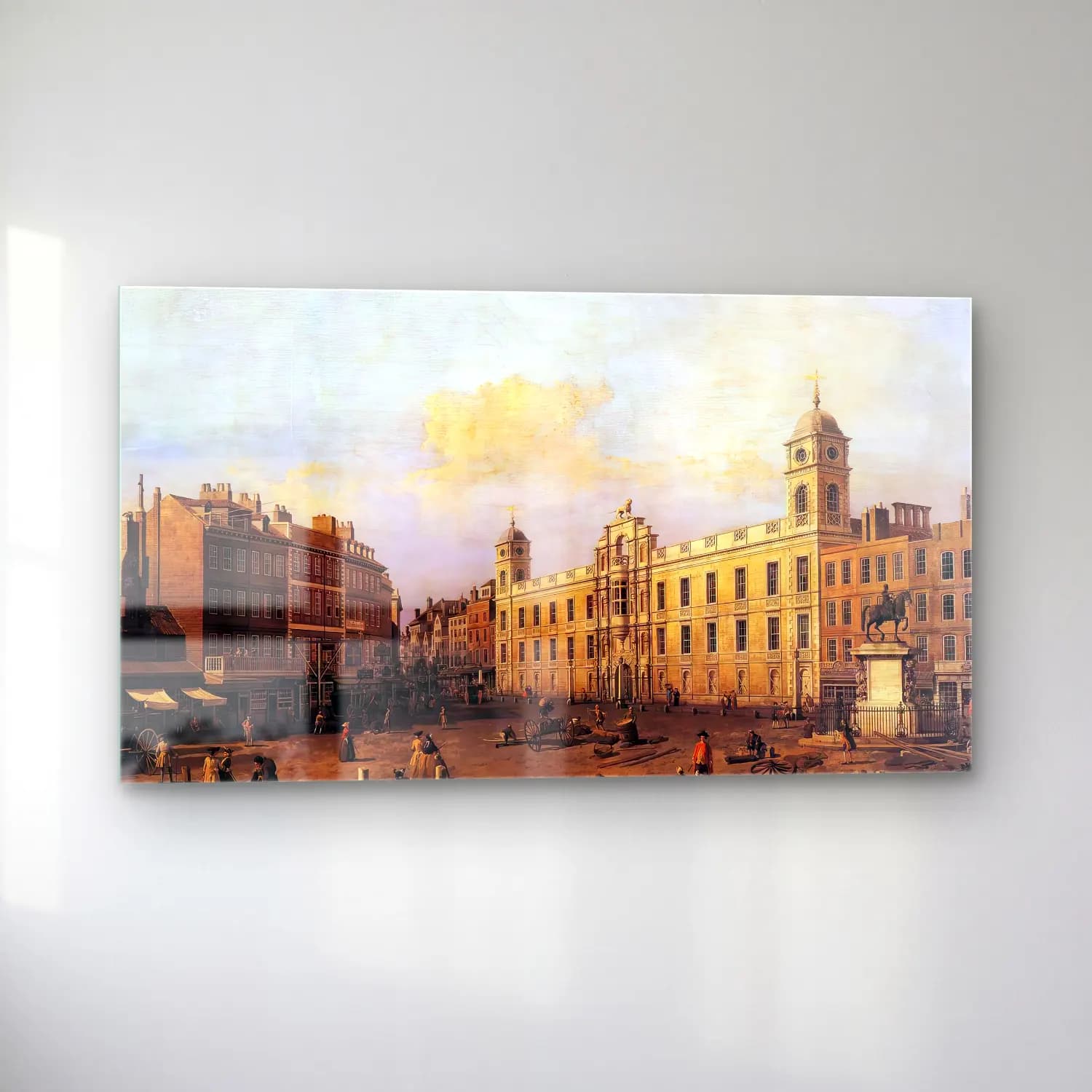 Yağlı Boya Roma No. 7 cam tablo — sol açıdan görünüm