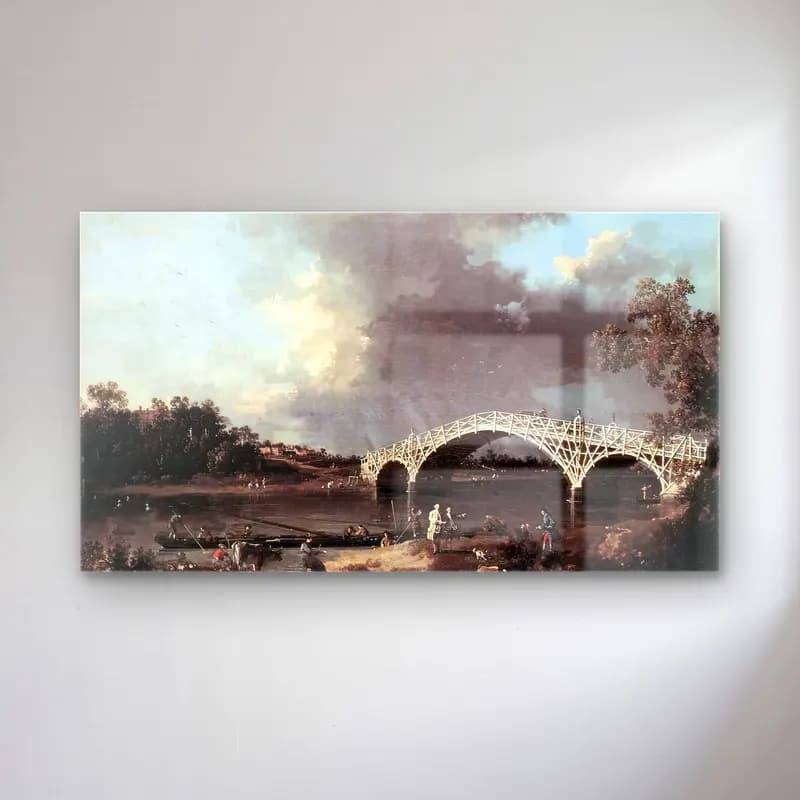 Yağlı Boya Köprü No. 4 cam tablo — Yağlı Boya Köprü No. 4 — yağlı boya köprü