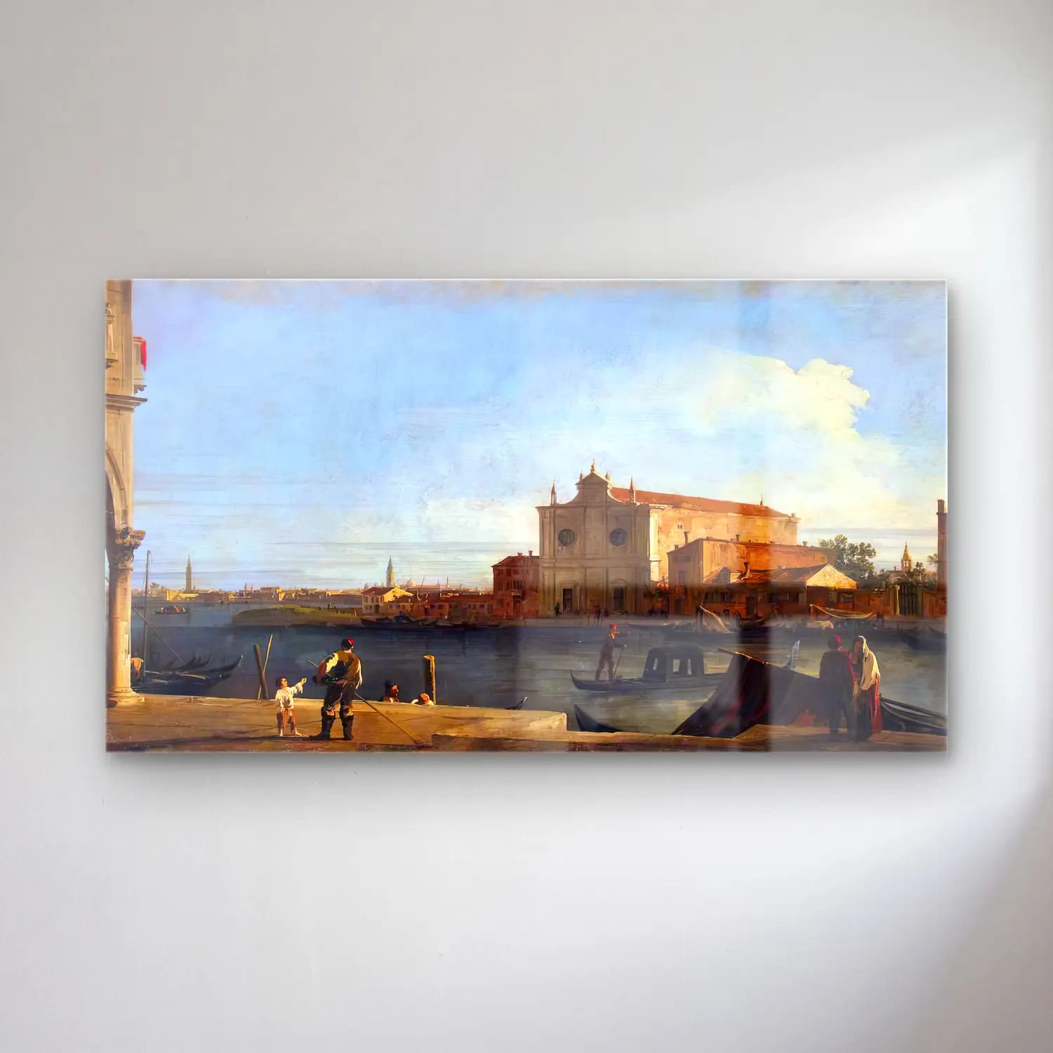Yağlı Boya Venedik Kanalları No. 32 cam tablo — Yağlı Boya Venedik Kanalları No. 32 — yağlı boya venedik kanalları