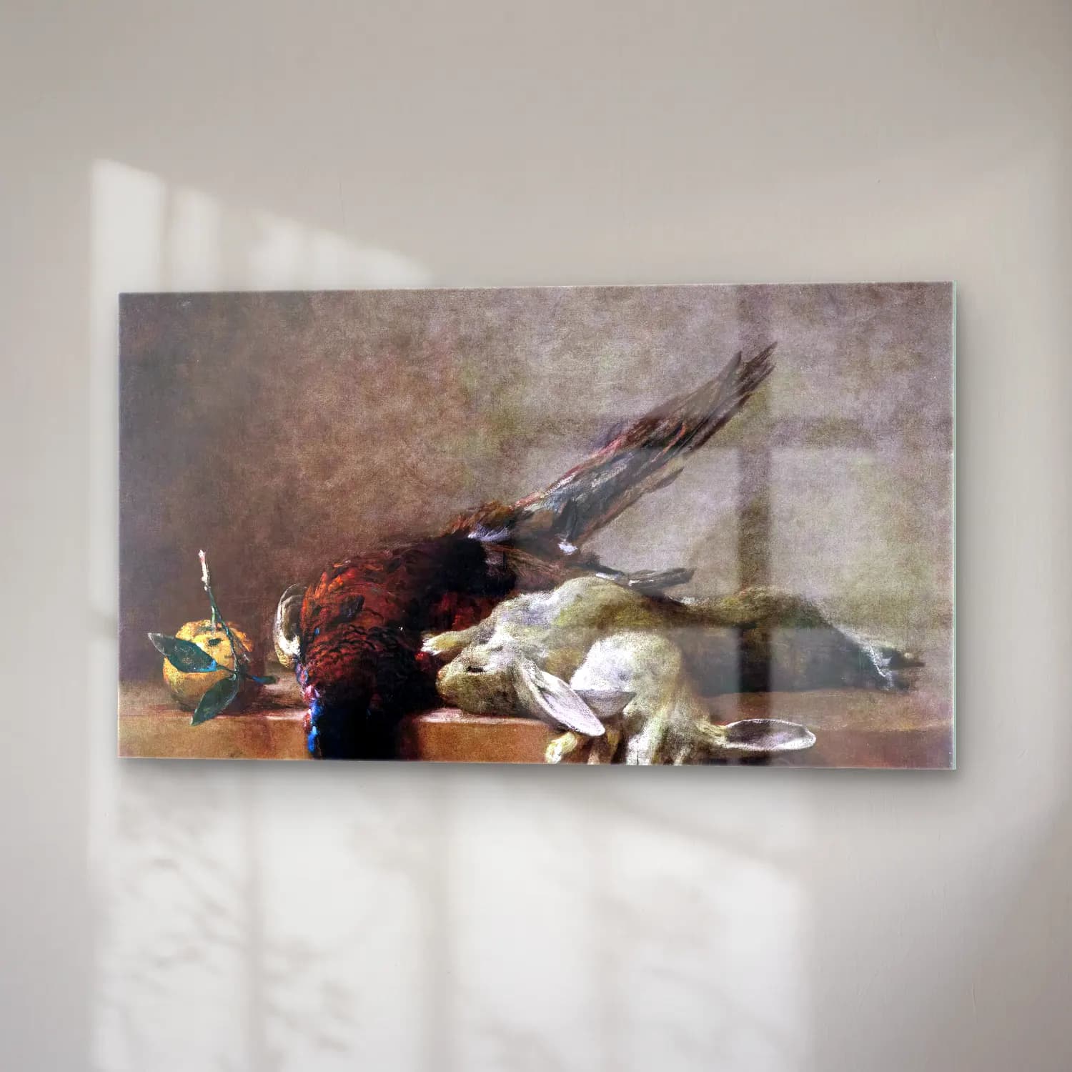 Jean-Baptiste-Siméon Chardin – Still-Life with Game cam tablo — sağ açıdan görünüm