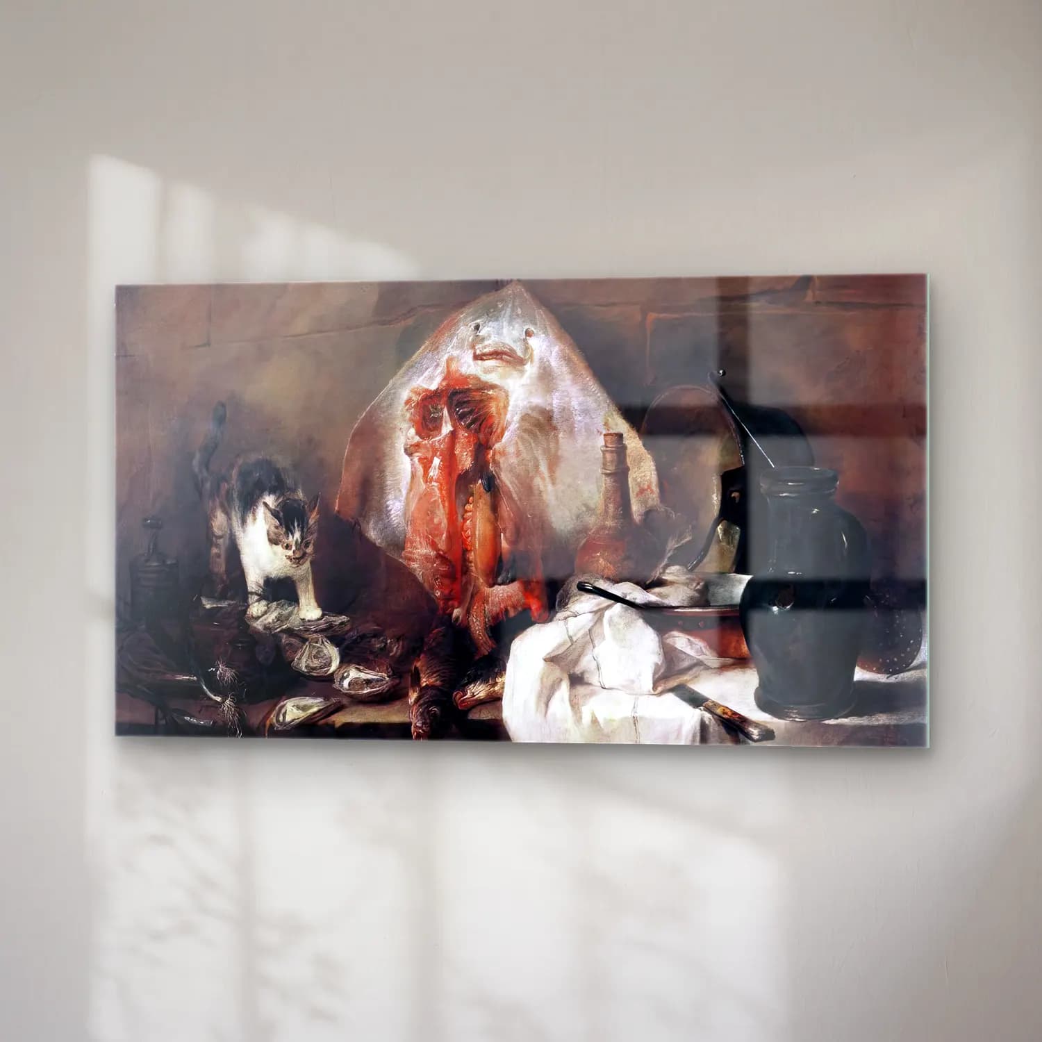 Jean-Baptiste-Siméon Chardin – The Ray cam tablo — sağ açıdan görünüm