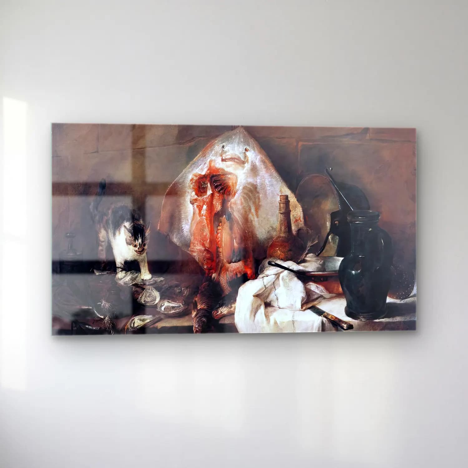Jean-Baptiste-Siméon Chardin – The Ray cam tablo — sol açıdan görünüm