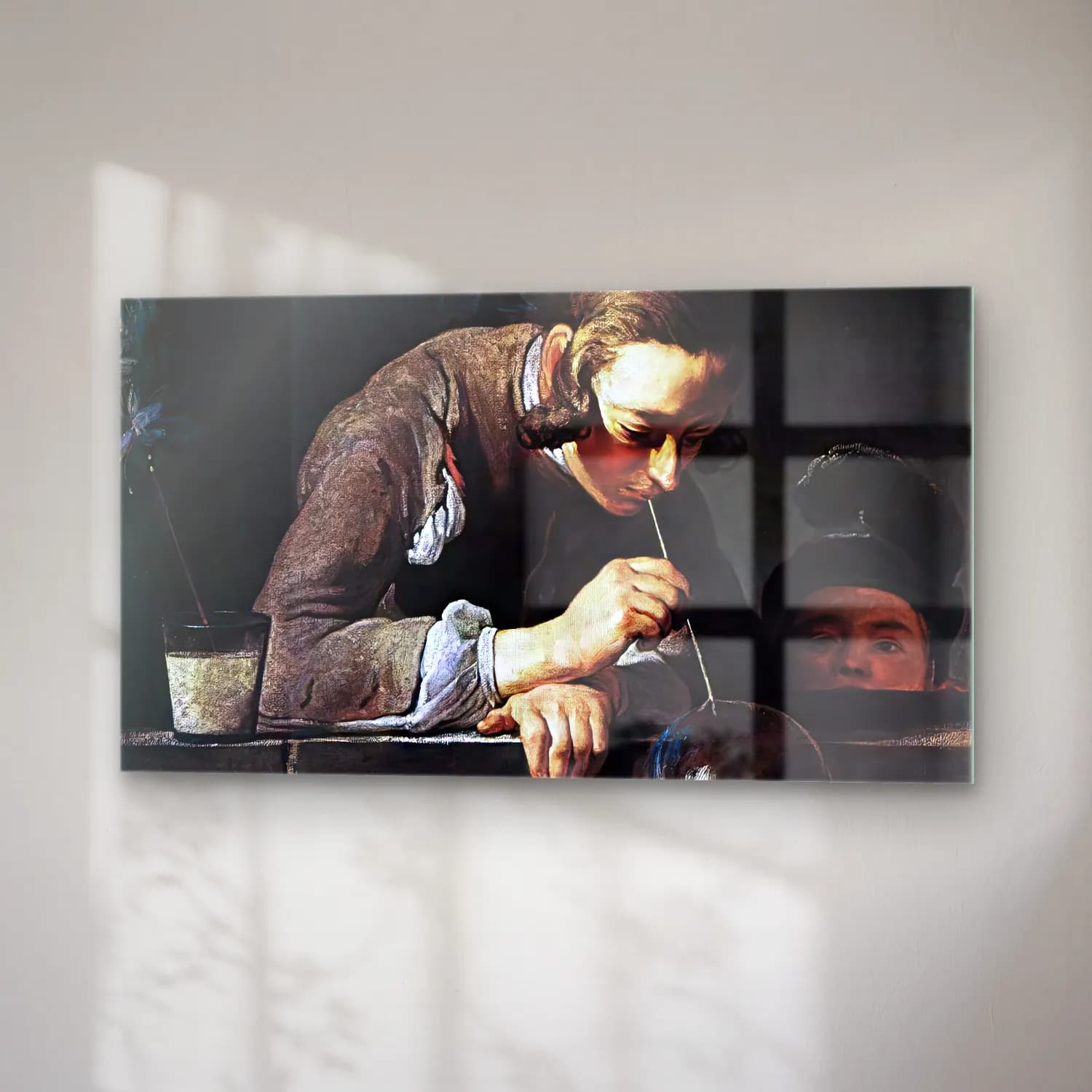 Jean-Baptiste-Siméon Chardin – The Soap Bubble cam tablo — sağ açıdan görünüm