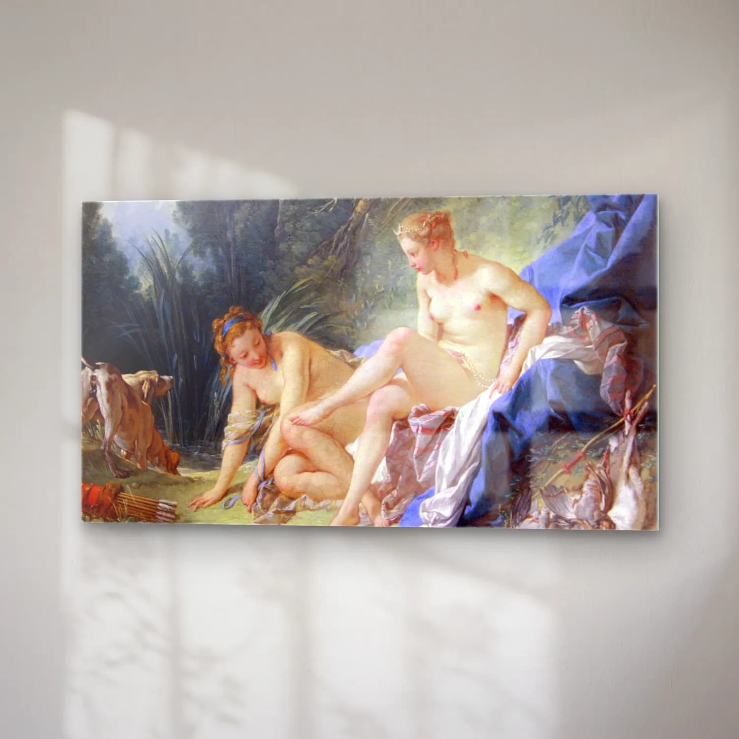 Francois Boucher – Diana leaving her Bath cam tablo — sağ açıdan görünüm