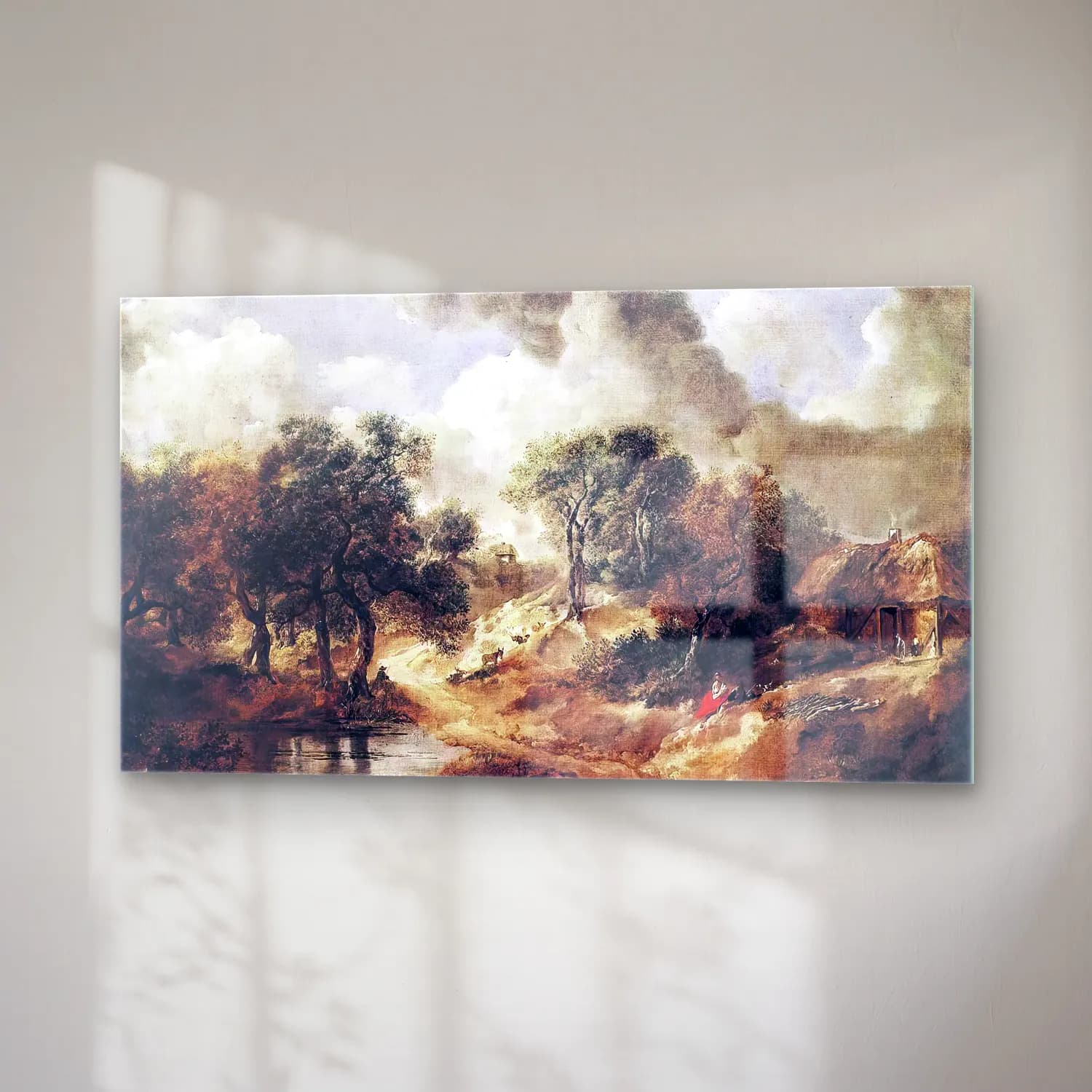 Thomas Gainsborough – Landscape in Suffolk cam tablo — sağ açıdan görünüm