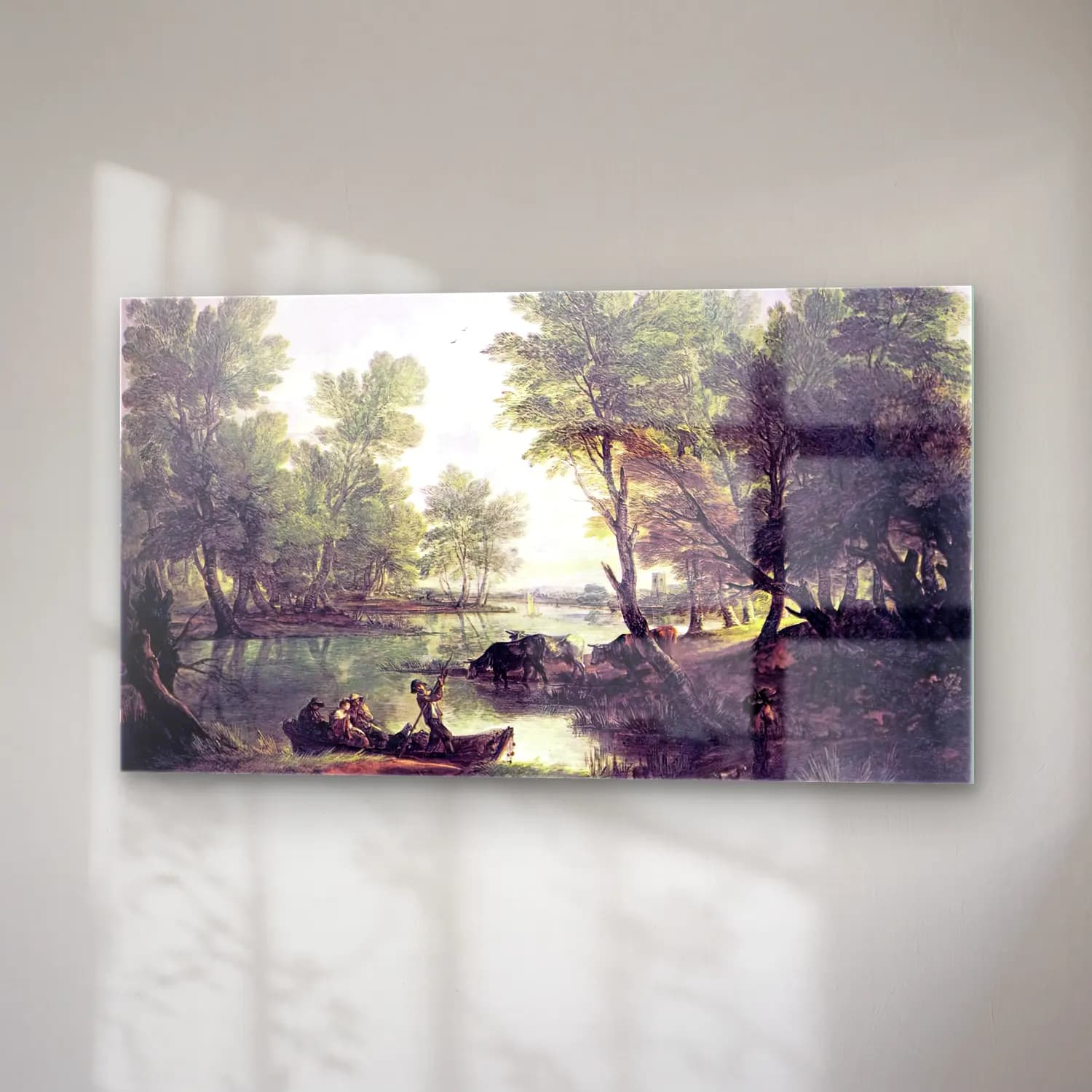 Thomas Gainsborough – River Landscape cam tablo — sağ açıdan görünüm