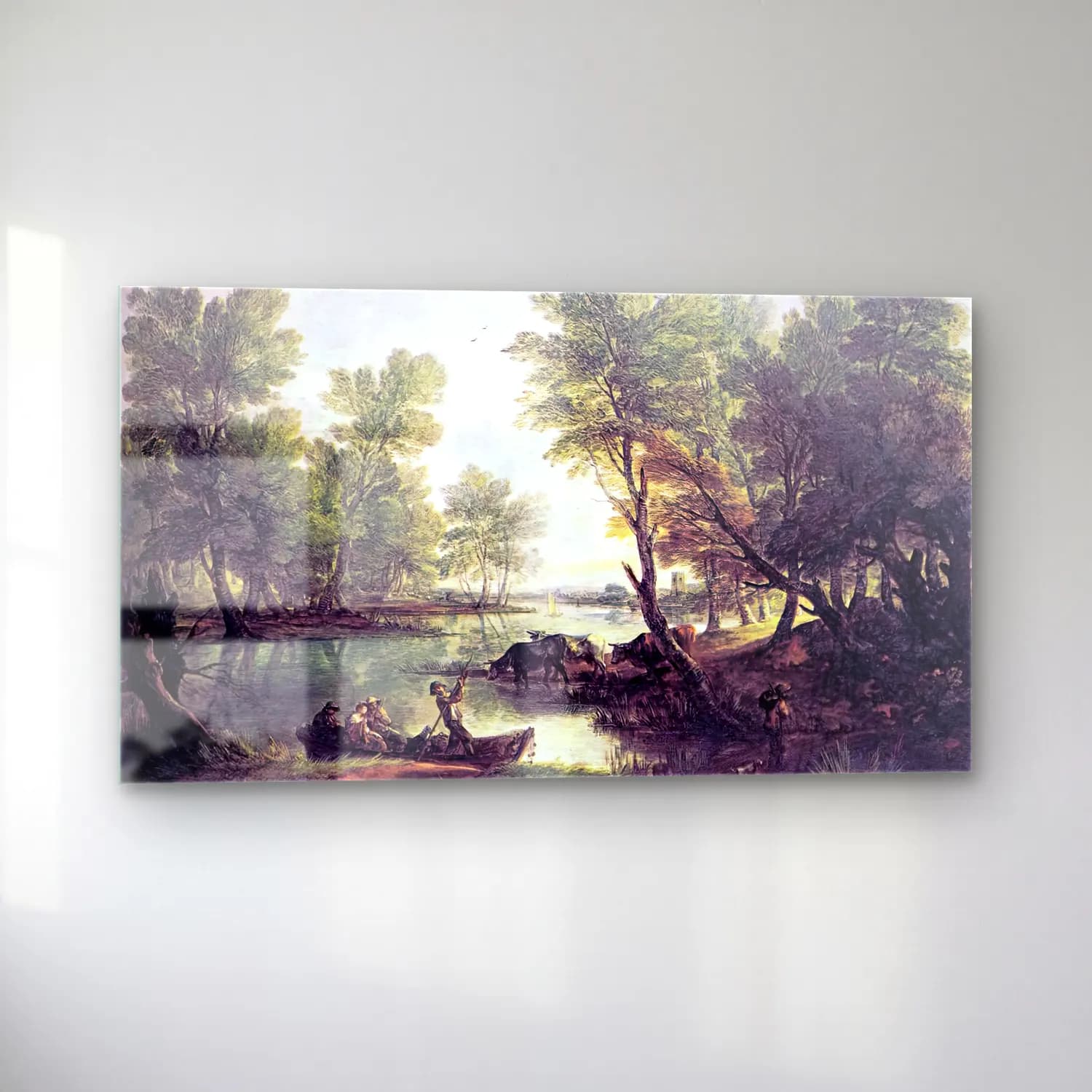 Thomas Gainsborough – River Landscape cam tablo — sol açıdan görünüm