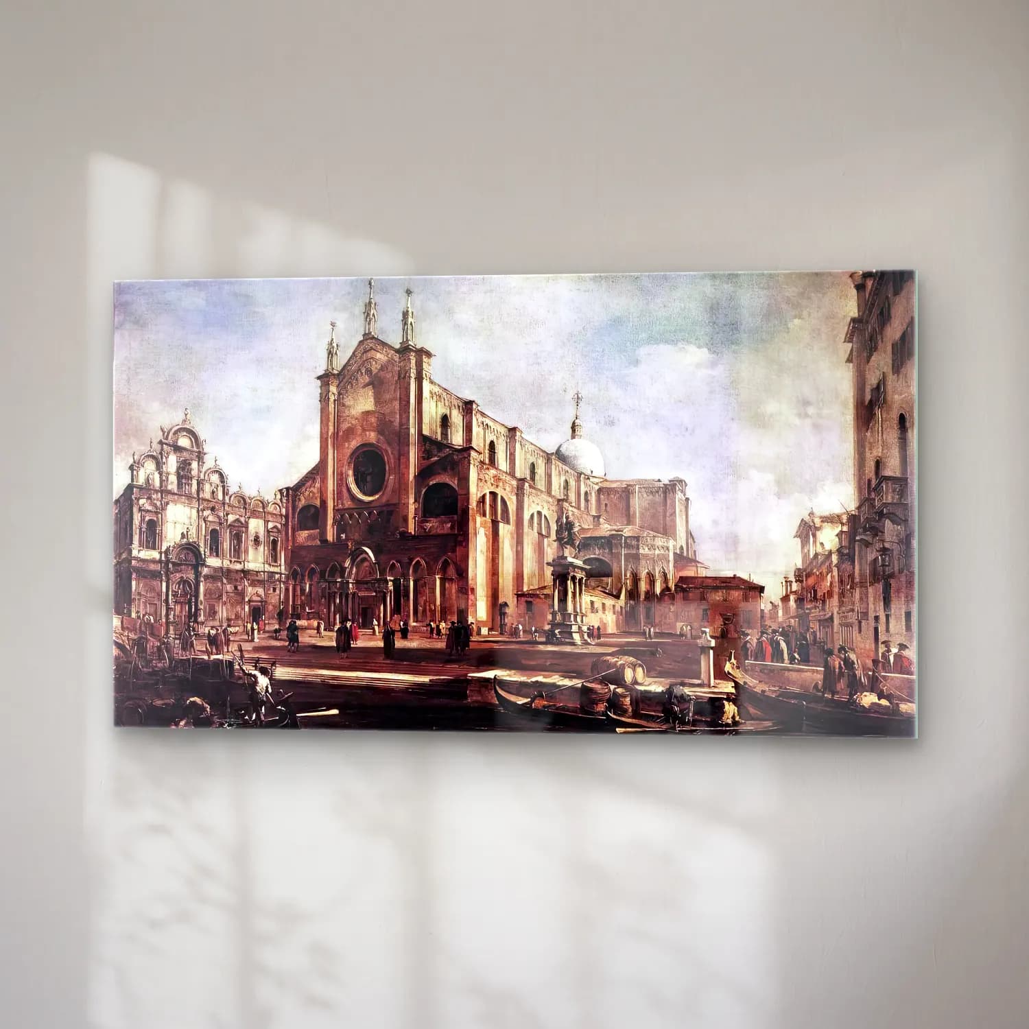 Francesco Guardi – Campo Santi Giovanni e Paolo cam tablo — sağ açıdan görünüm