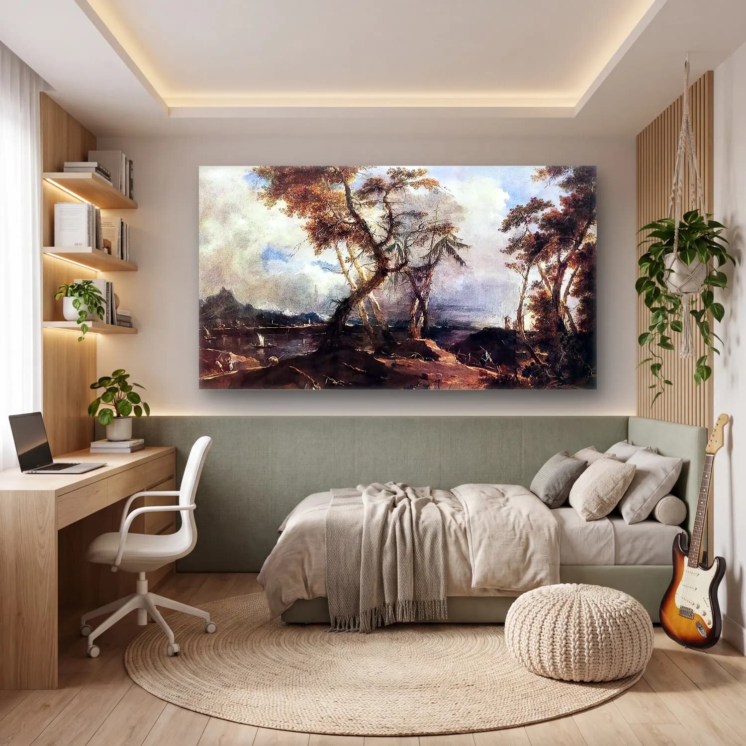 Francesco Guardi – Landscape cam tablo — genç odasında