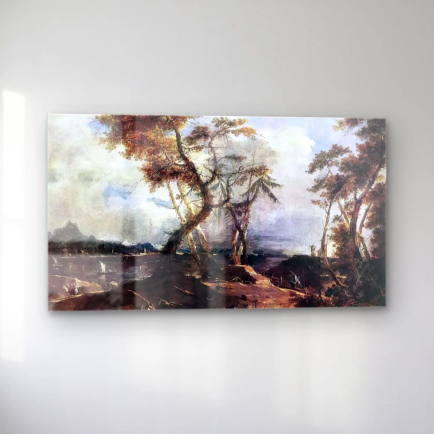 Francesco Guardi – Landscape cam tablo — sol açıdan görünüm