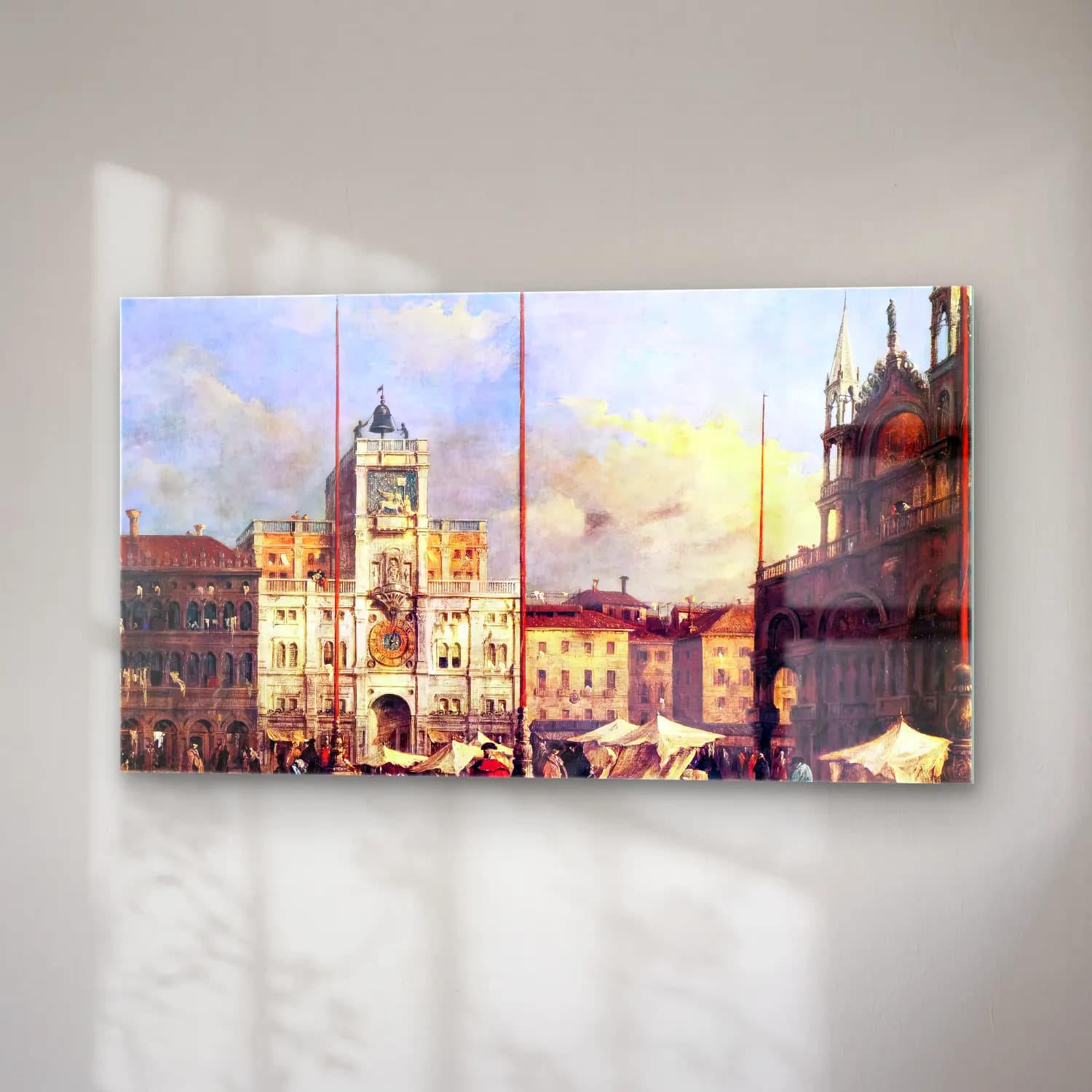 Francesco Guardi – Piazza San Marco, Venice cam tablo — sağ açıdan görünüm