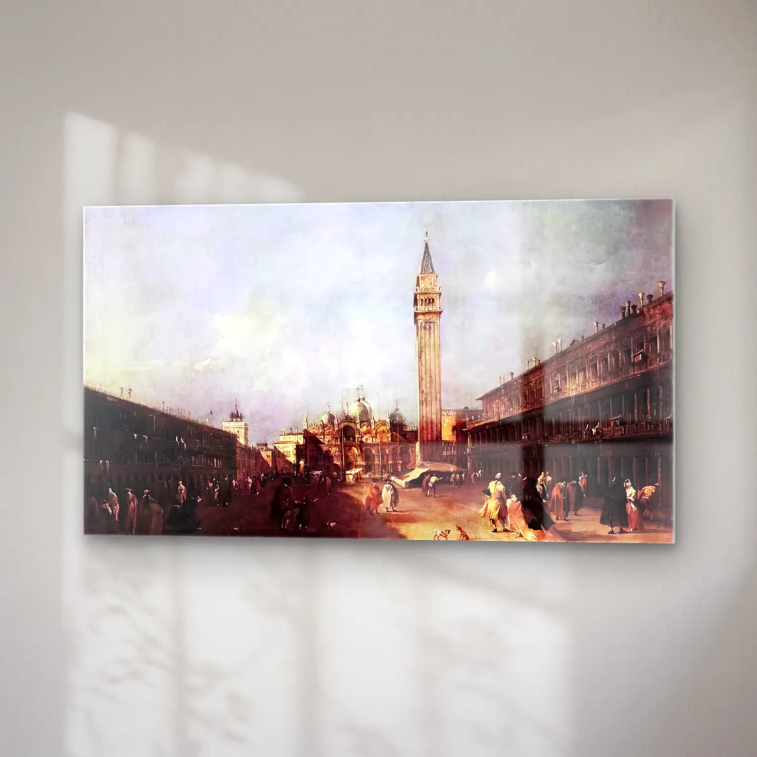 Francesco Guardi – Piazza San Marco cam tablo — sağ açıdan görünüm