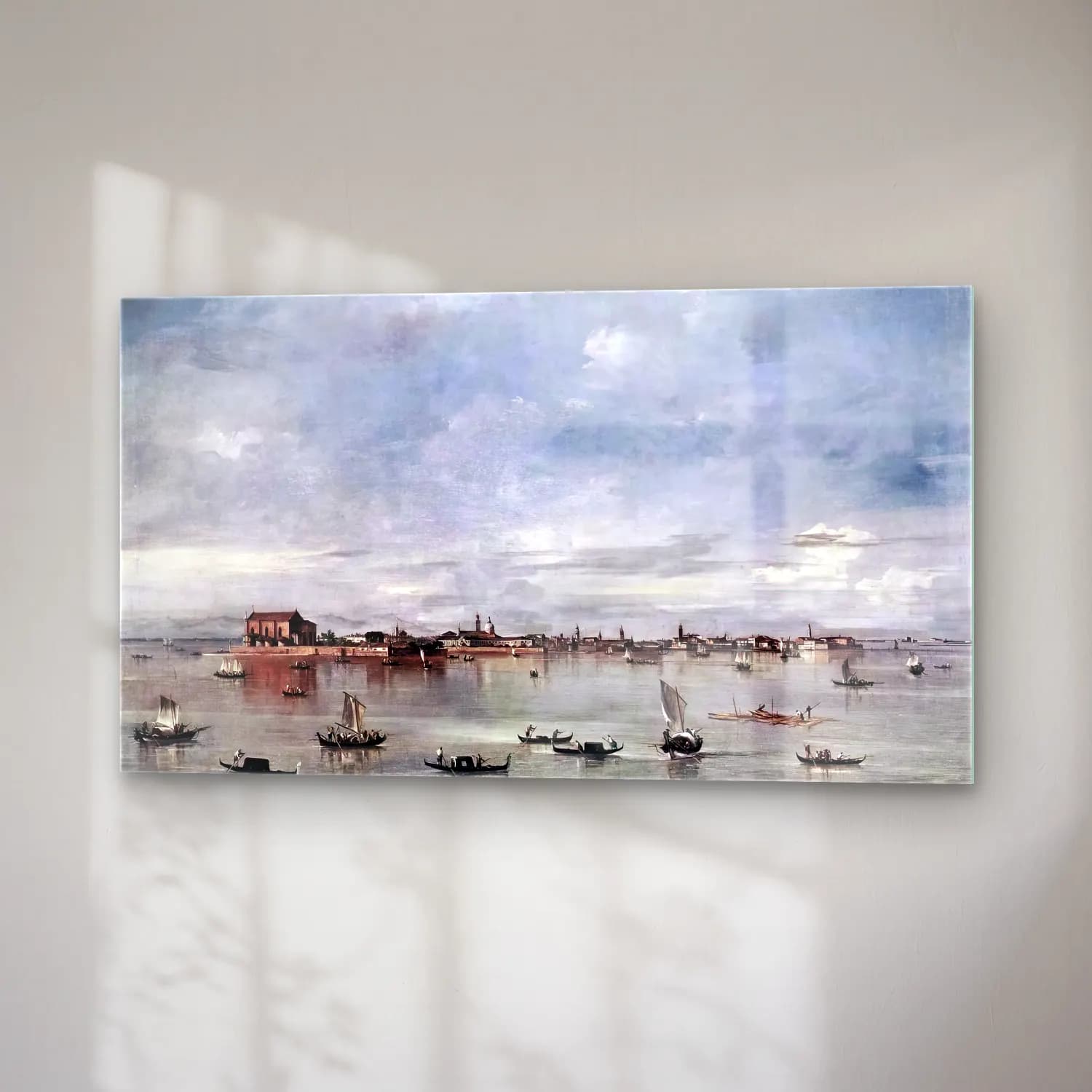 Francesco Guardi – San Cristoforo, San Michele and Murano, Seen from the… cam tablo — sağ açıdan görünüm