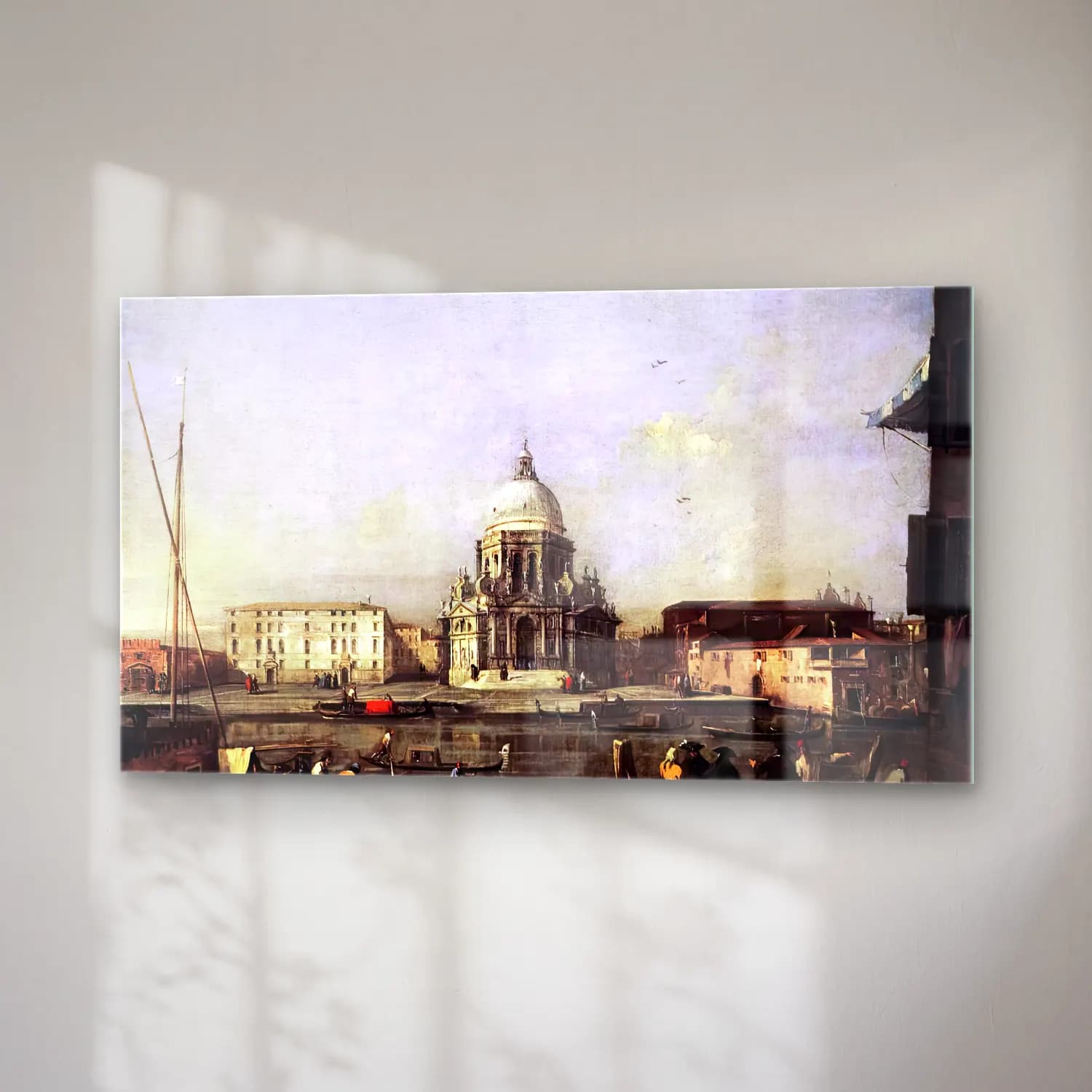 Francesco Guardi – Santa Maria della Salute Viewed from across the Canal Grande cam tablo — sağ açıdan görünüm