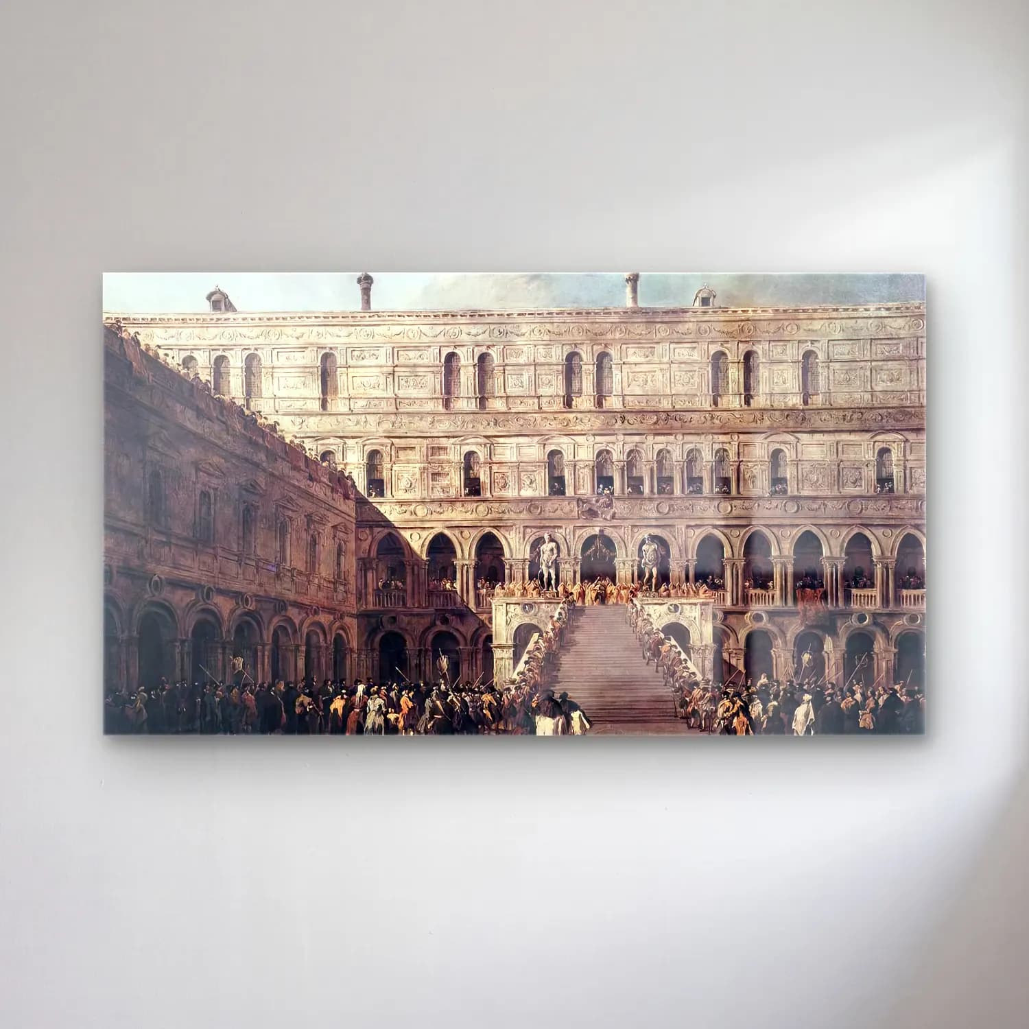 Francesco Guardi – The Coronation of the Doge cam tablo — Francesco Guardi – The Coronation of the Doge — vintage roma