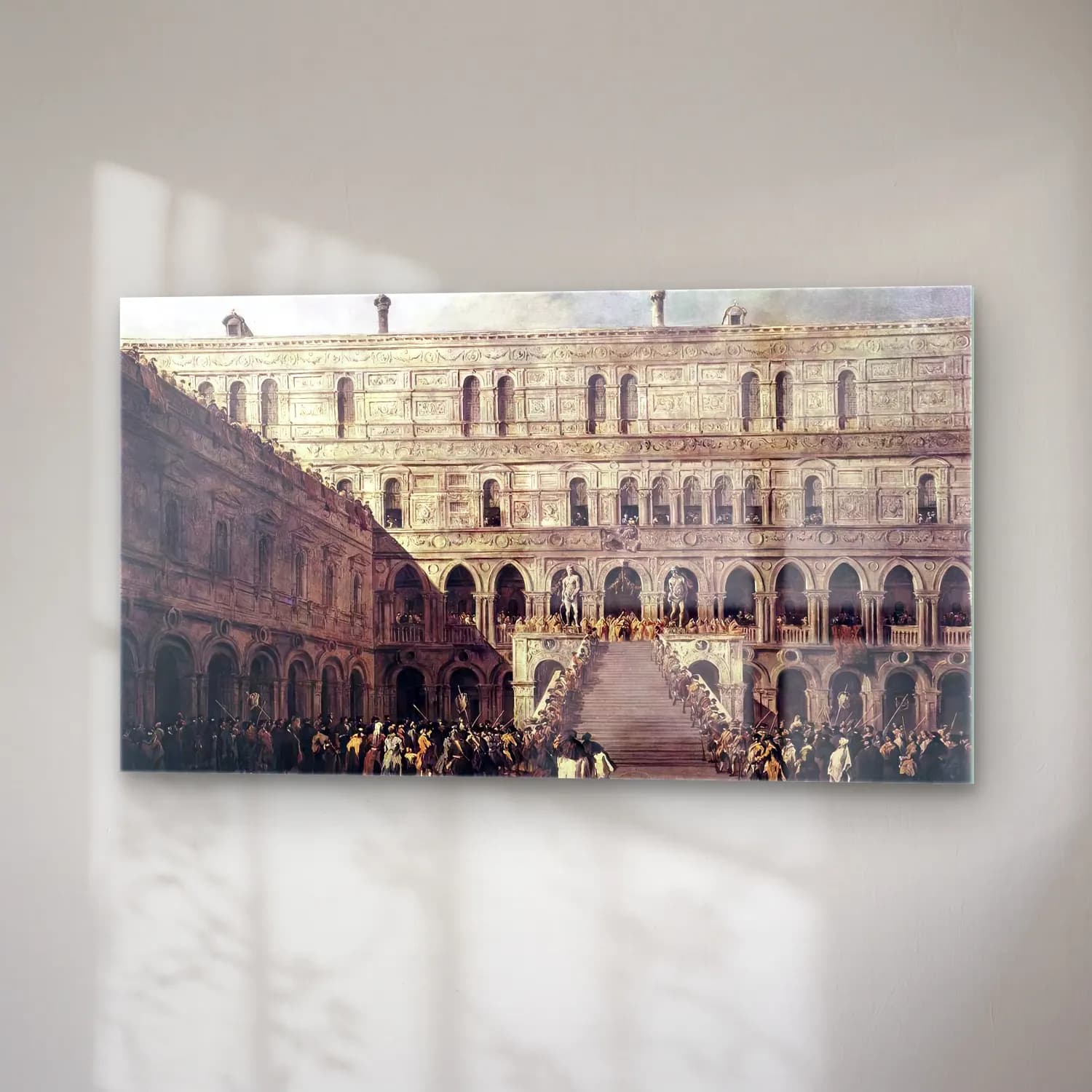 Francesco Guardi – The Coronation of the Doge cam tablo — sağ açıdan görünüm