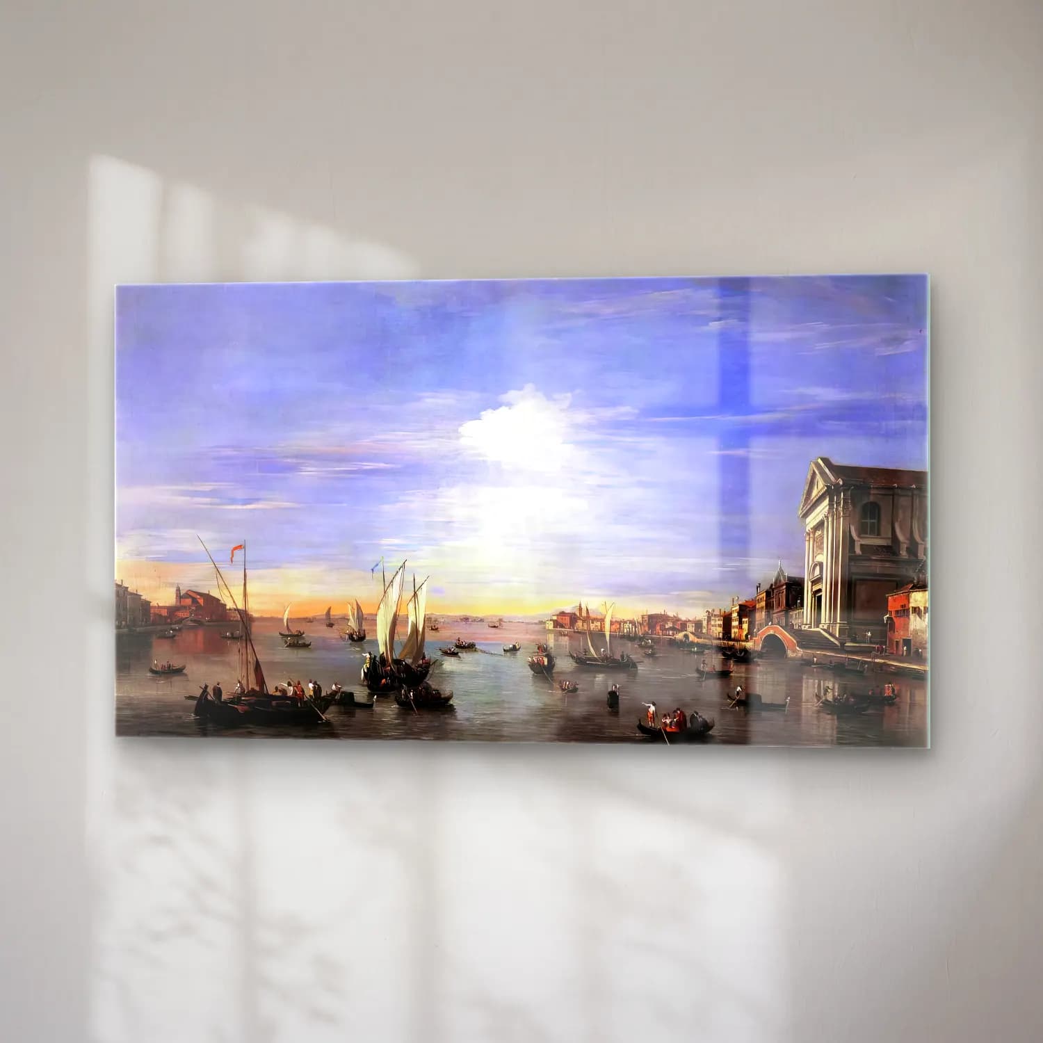 Francesco Guardi – The Giudecca Canal with the Zattere cam tablo — sağ açıdan görünüm