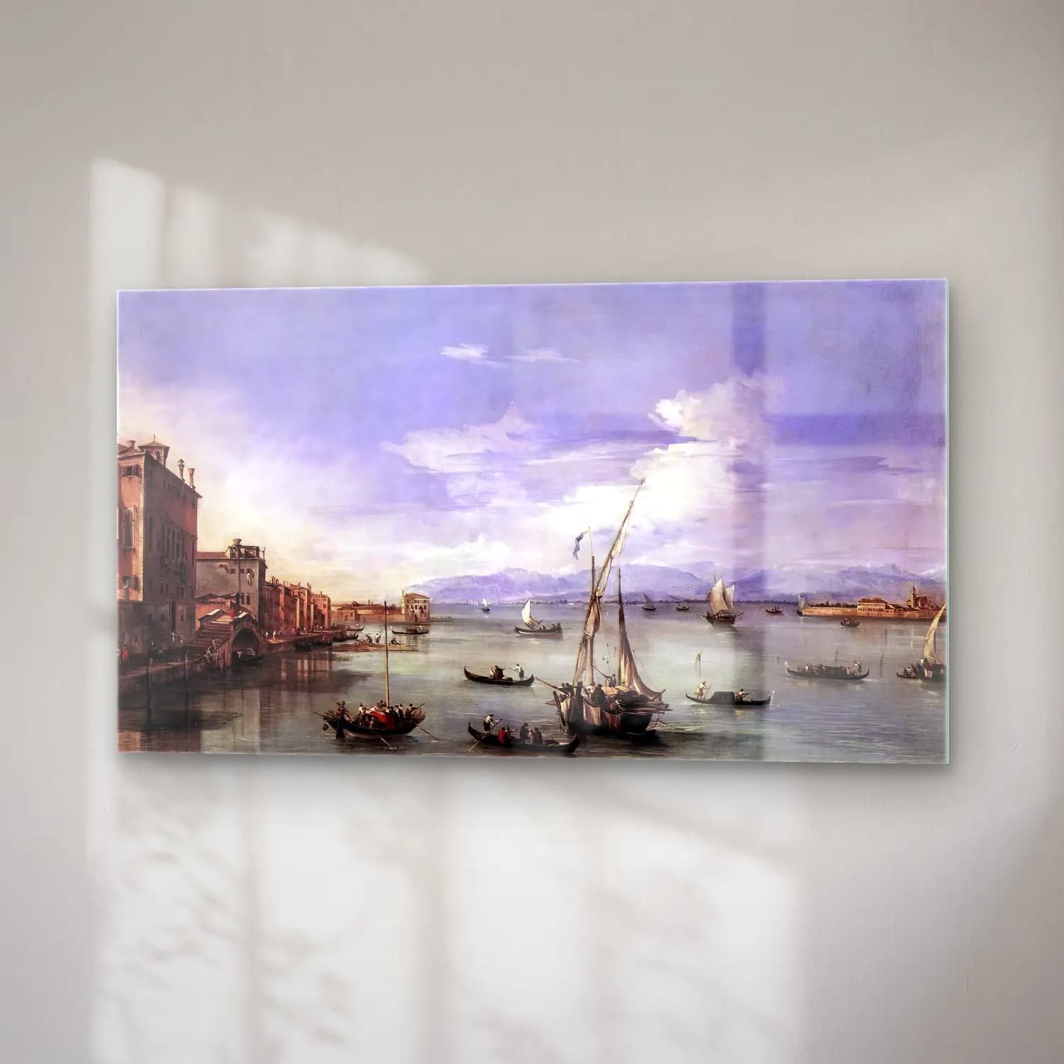 Francesco Guardi – The Lagoon from the Fondamenta Nuove cam tablo — sağ açıdan görünüm