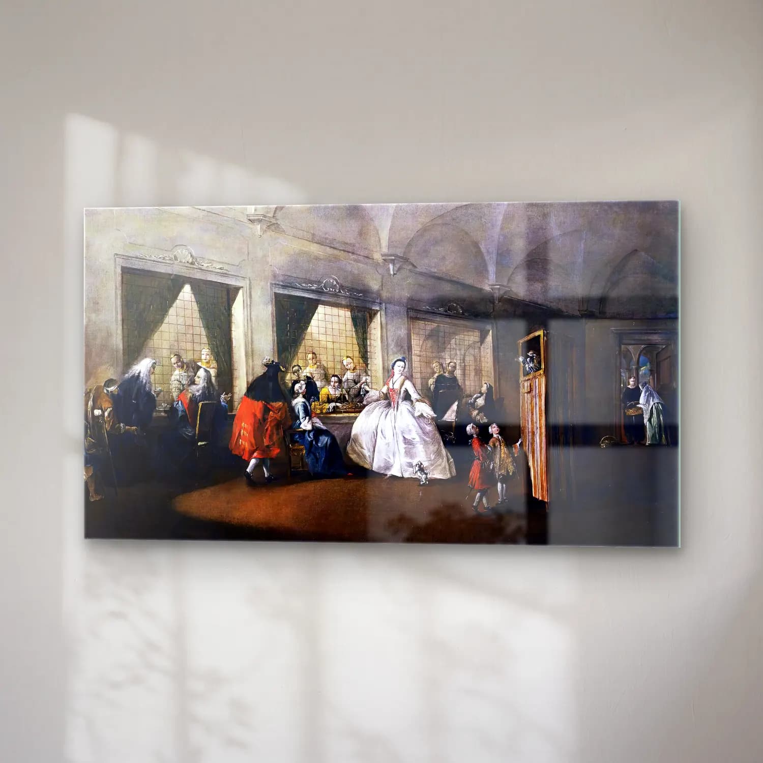 Francesco Guardi – The Parlor of the Nuns at San Zaccaria cam tablo — sağ açıdan görünüm