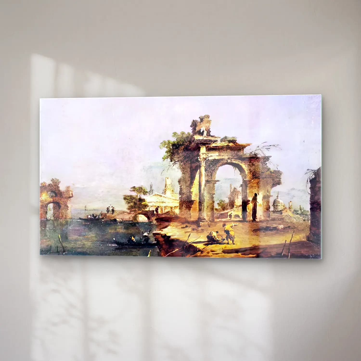 Francesco Guardi – Venetian Capriccio cam tablo — sağ açıdan görünüm