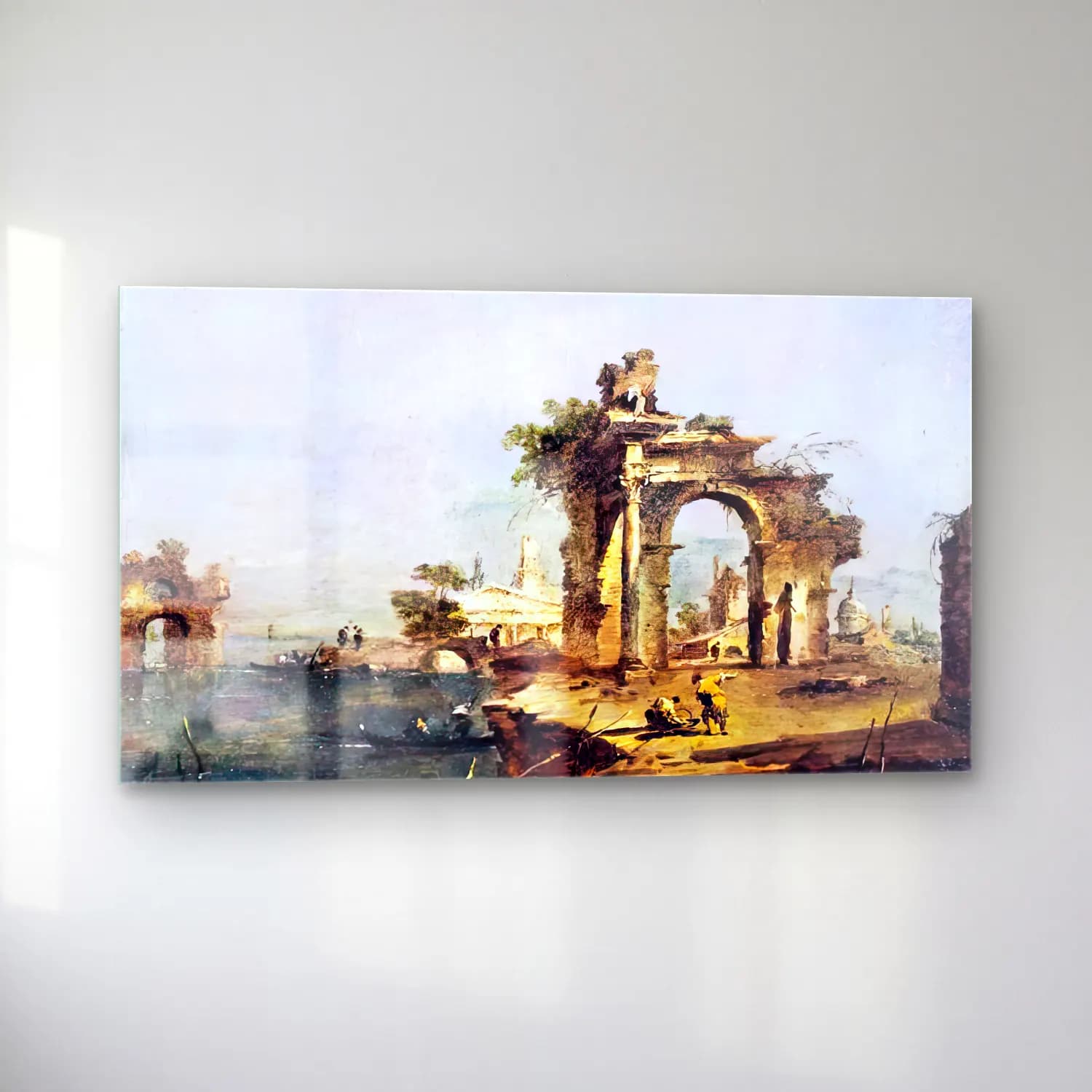 Francesco Guardi – Venetian Capriccio cam tablo — sol açıdan görünüm