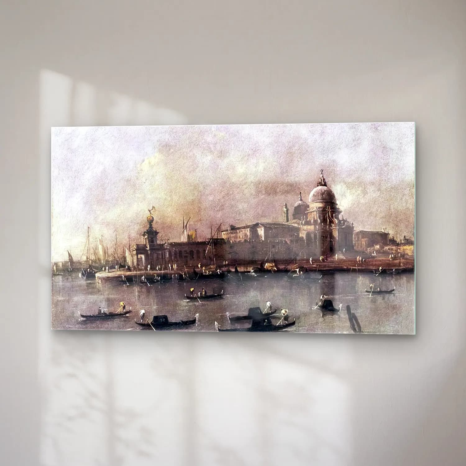 Francesco Guardi – Venice A View of the Entrance to the Grand Canal cam tablo — sağ açıdan görünüm