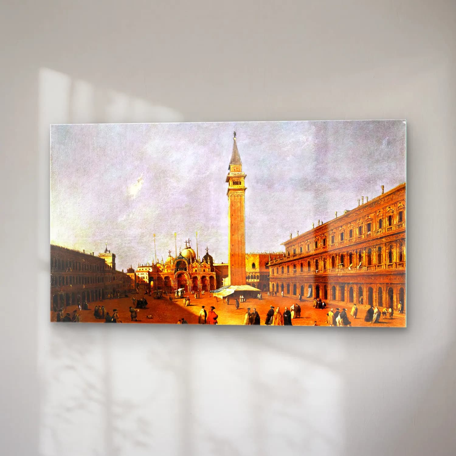 Francesco Guardi – View of the Piazza San Marco, Looking East cam tablo — sağ açıdan görünüm