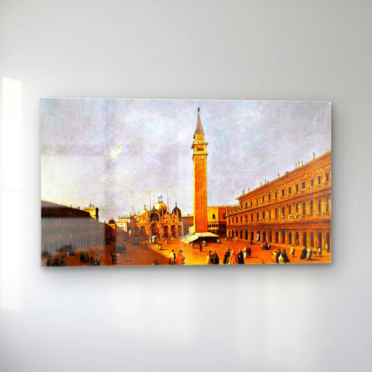 Francesco Guardi – View of the Piazza San Marco, Looking East cam tablo — sol açıdan görünüm