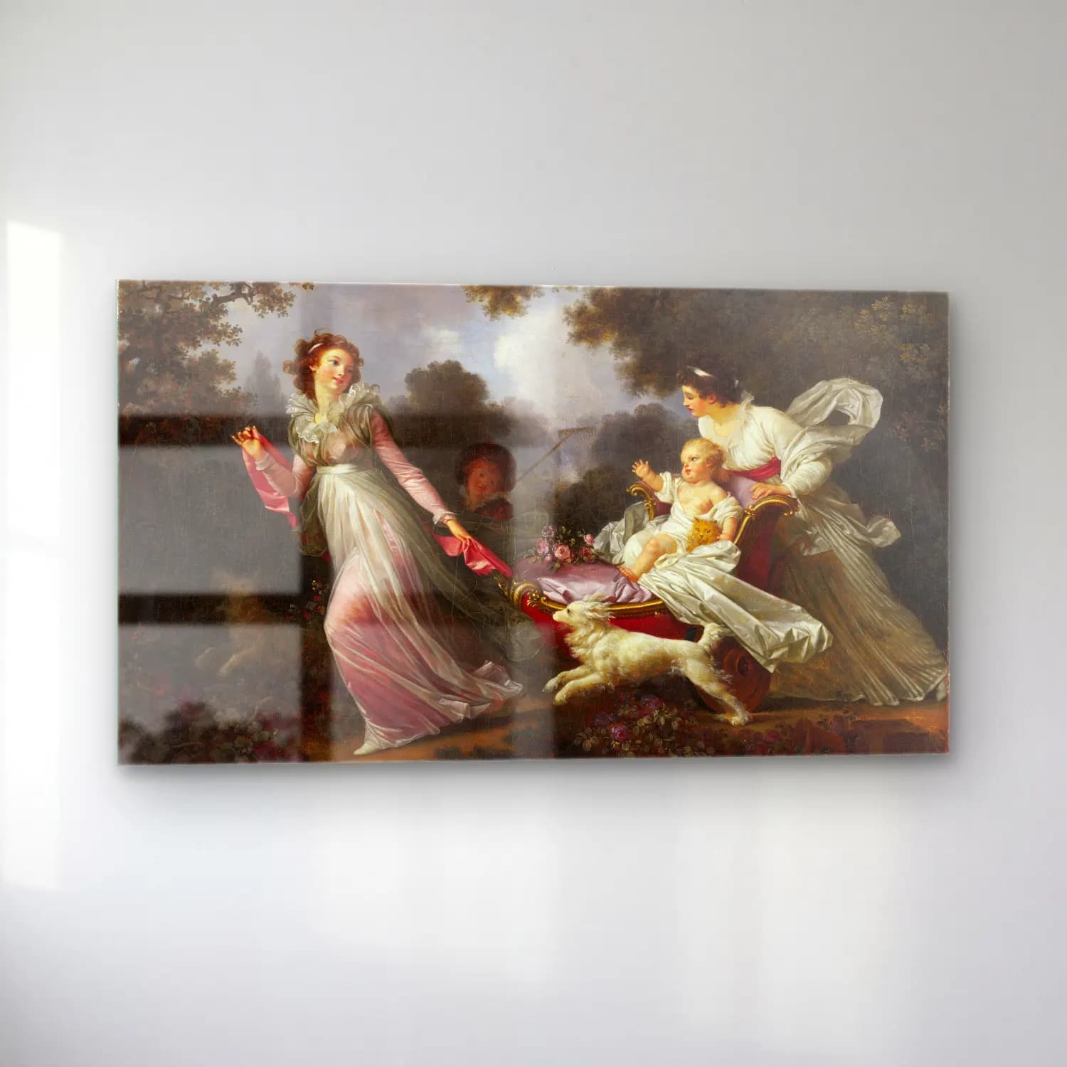 Jean-Honoré Fragonard – The Beloved Child cam tablo — sol açıdan görünüm