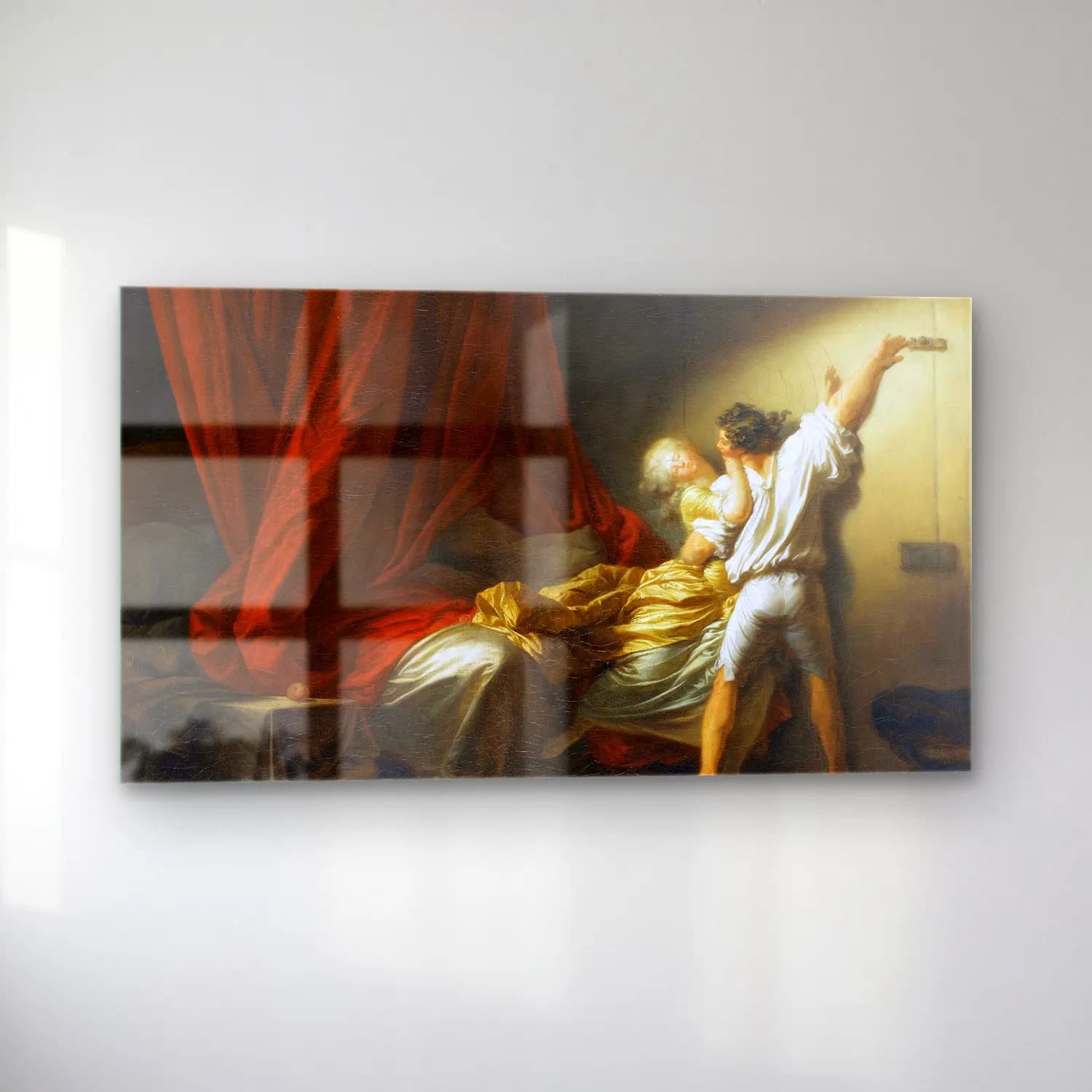 Jean-Honoré Fragonard – The Bolt cam tablo — sol açıdan görünüm