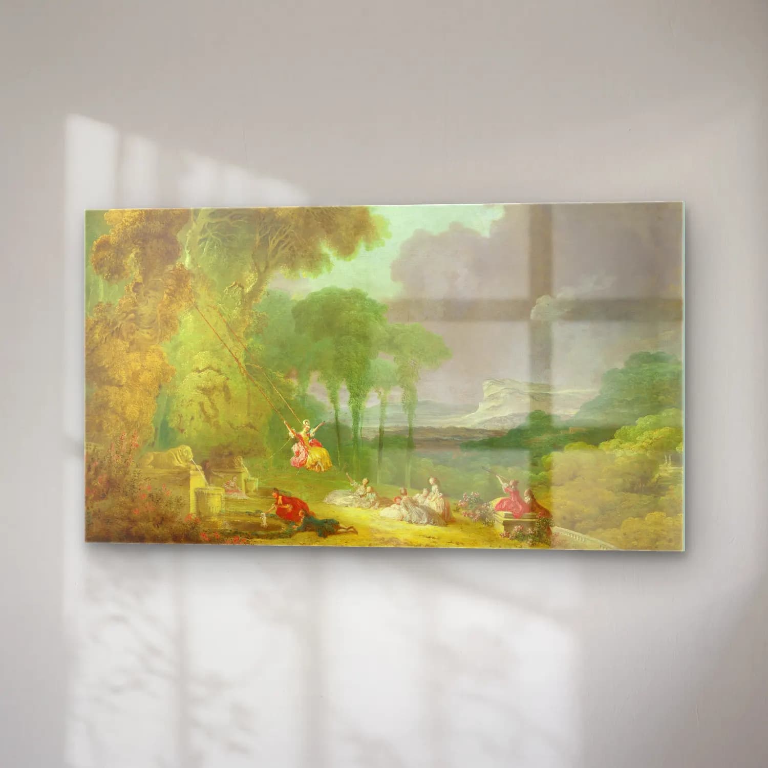 Jean-Honoré Fragonard – The Swing cam tablo — sağ açıdan görünüm
