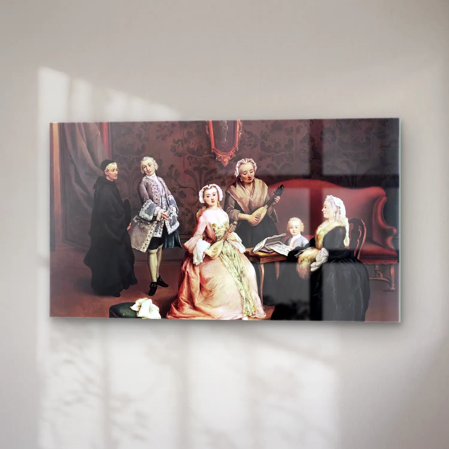 Pietro Longhi – The Little Concert cam tablo — sağ açıdan görünüm