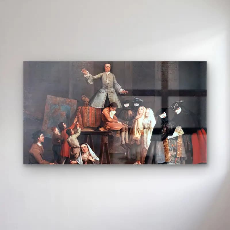 Pietro Longhi – The Tooth Puller cam tablo — Pietro Longhi – The Tooth Puller — yağlı boya dini sahne