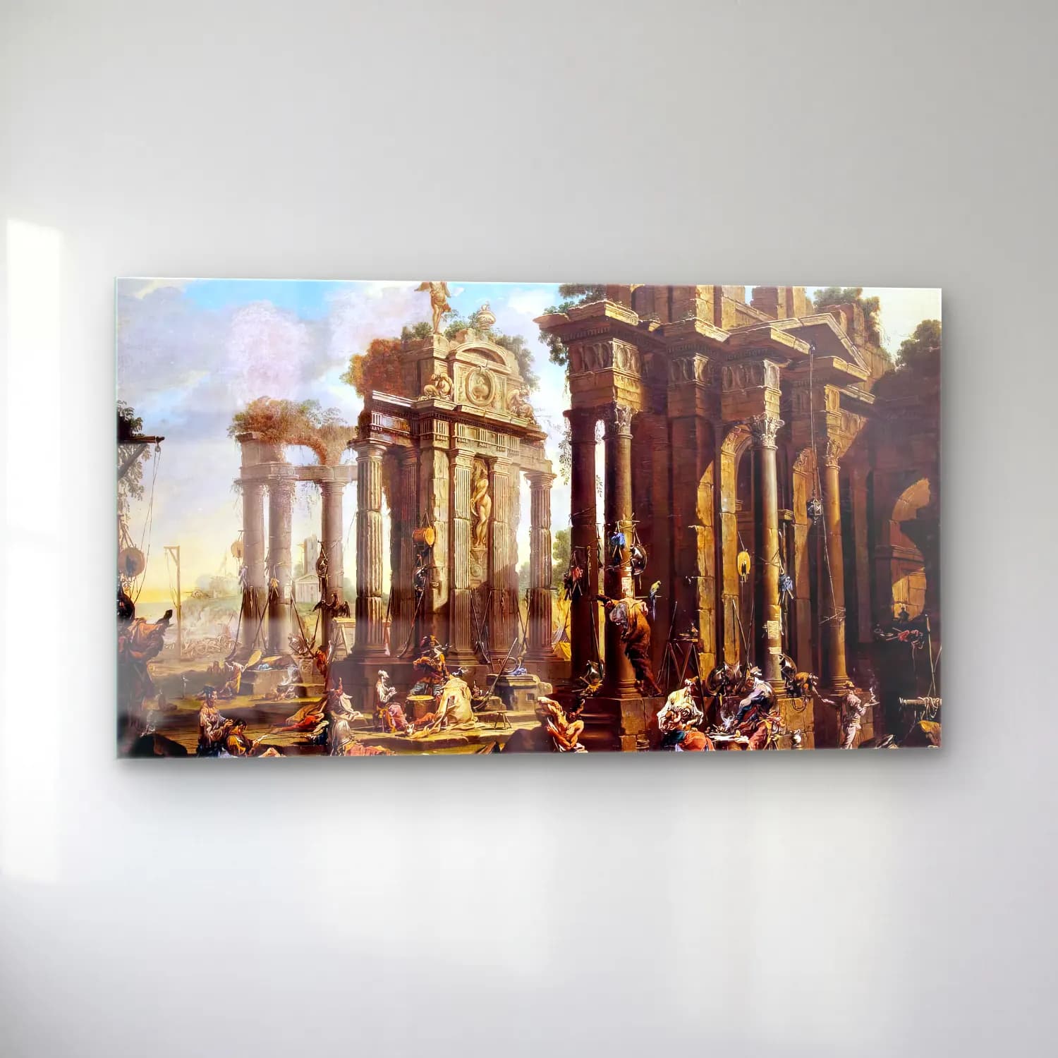 Alessandro Magnasco – Halt of the Brigands cam tablo — sol açıdan görünüm