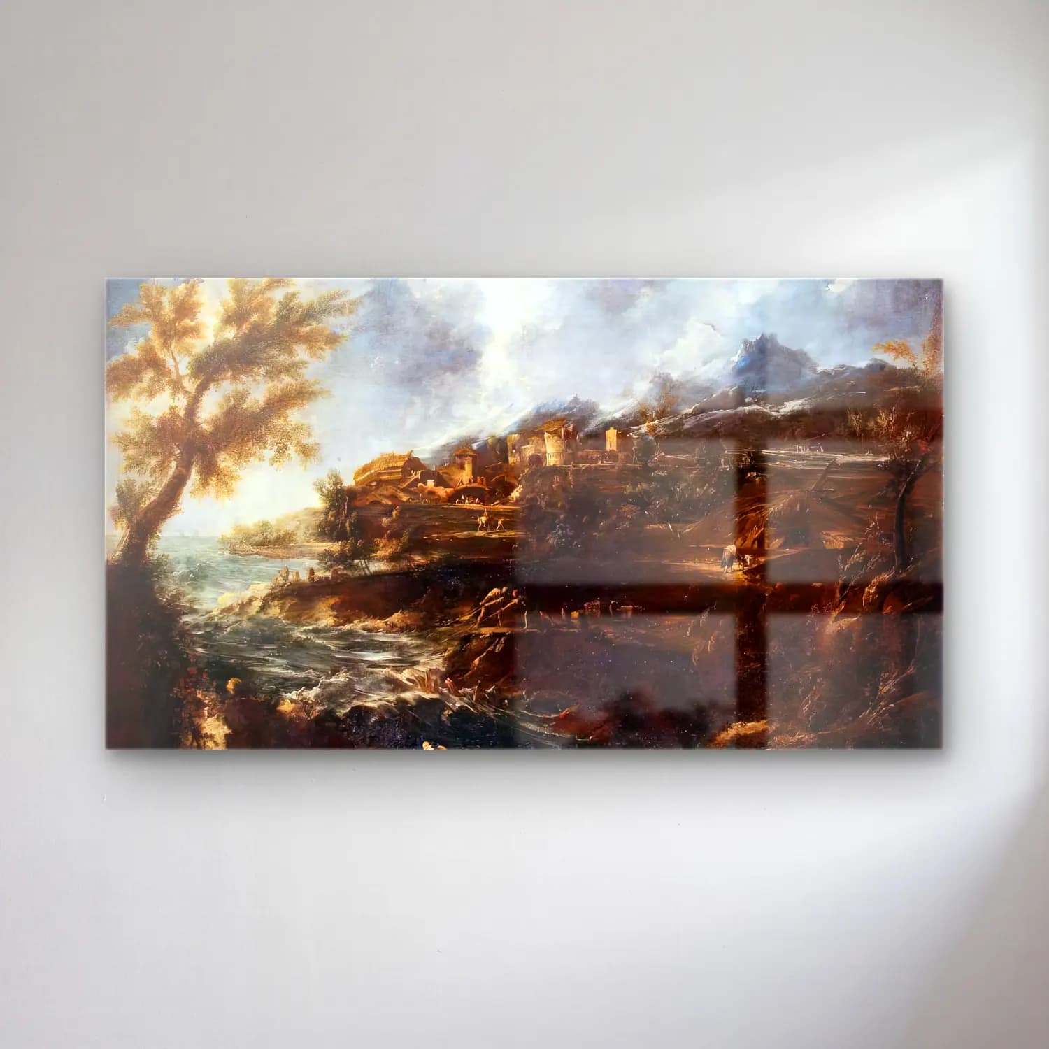 Alessandro Magnasco – The Seashore cam tablo — Alessandro Magnasco – The Seashore — yağlı boya i̇talyan sahili