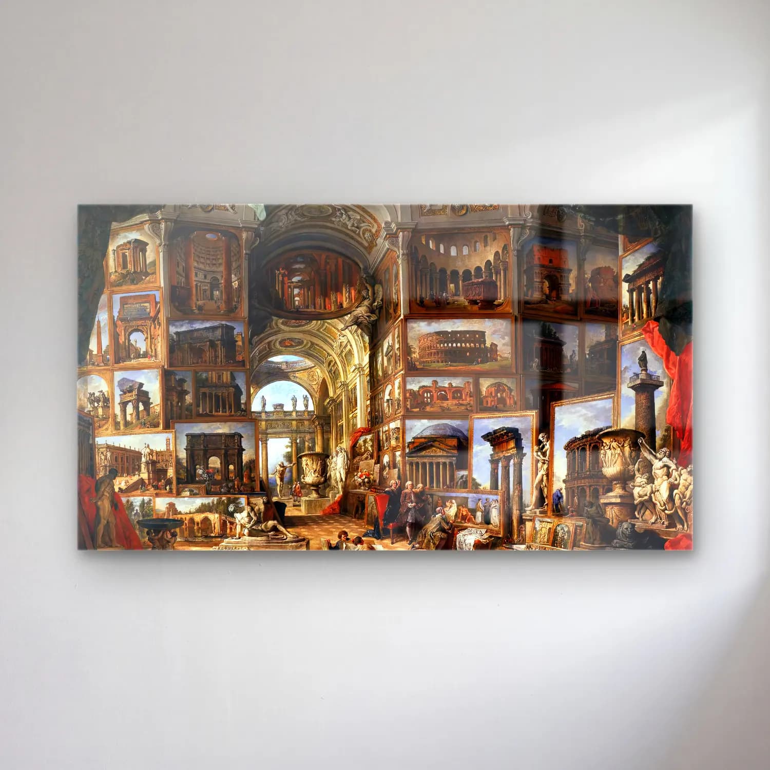 Giovanni Paolo Pannini – Roma Antica cam tablo — Giovanni Paolo Pannini – Roma Antica — yağlı boya roma