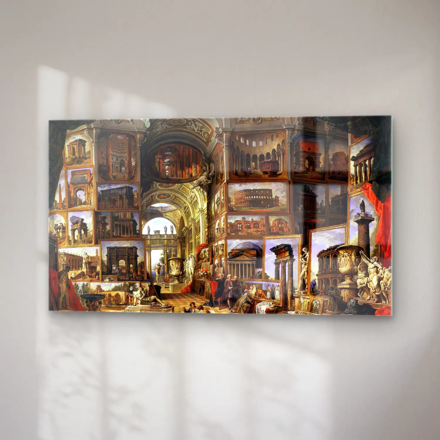 Giovanni Paolo Pannini – Roma Antica cam tablo — sağ açıdan görünüm